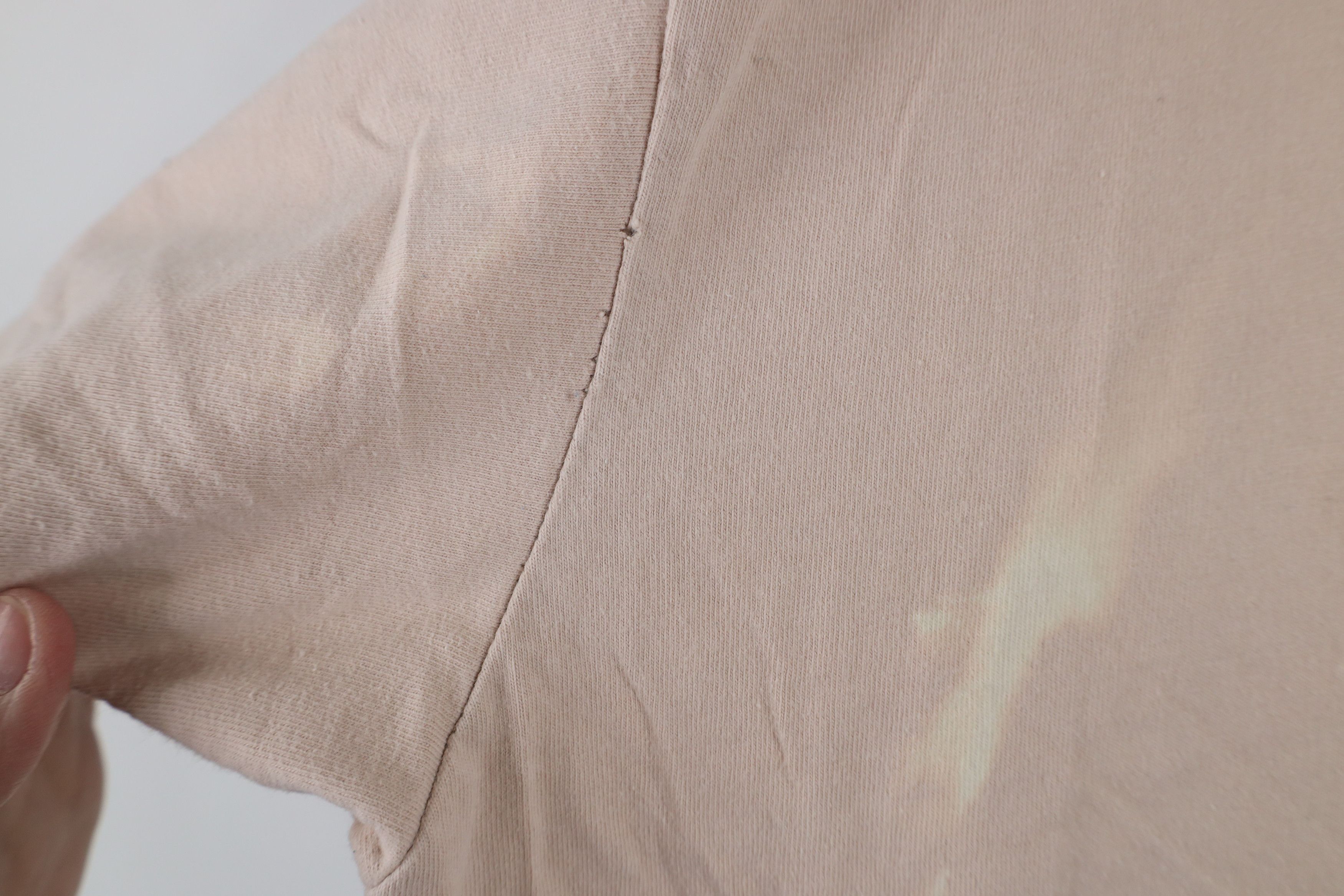 Vintage Vintage 90s Streetwear Short Sleeve Ringer T-Shirt Beige Size US XL / EU 56 / 4 - 12 Thumbnail