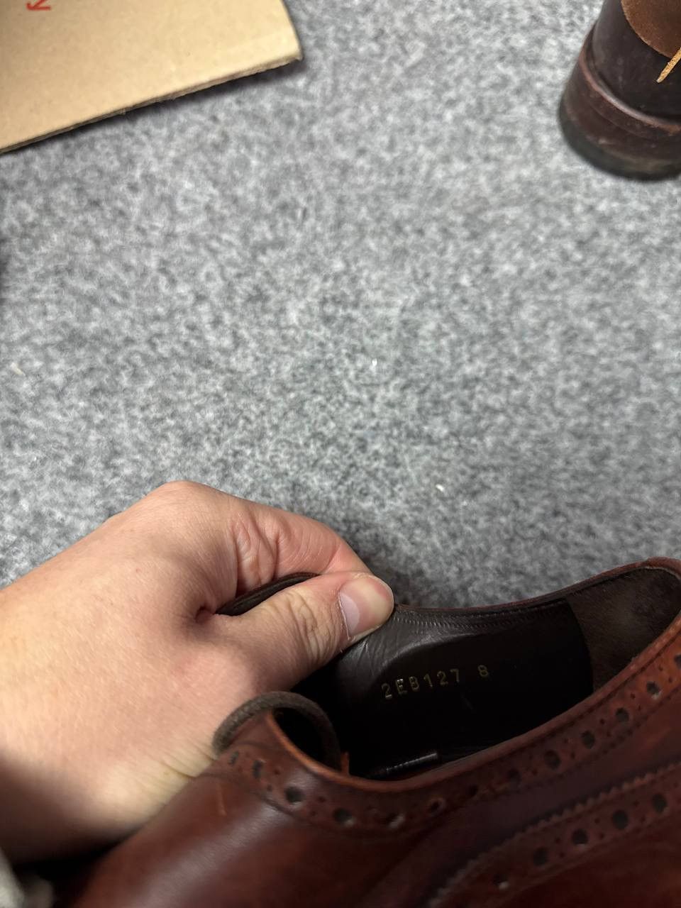 Prada LUXURY PRADA WINGTIP FULL BROGUE SHOES BROWN Size US 8 / EU 41 - 14 Thumbnail