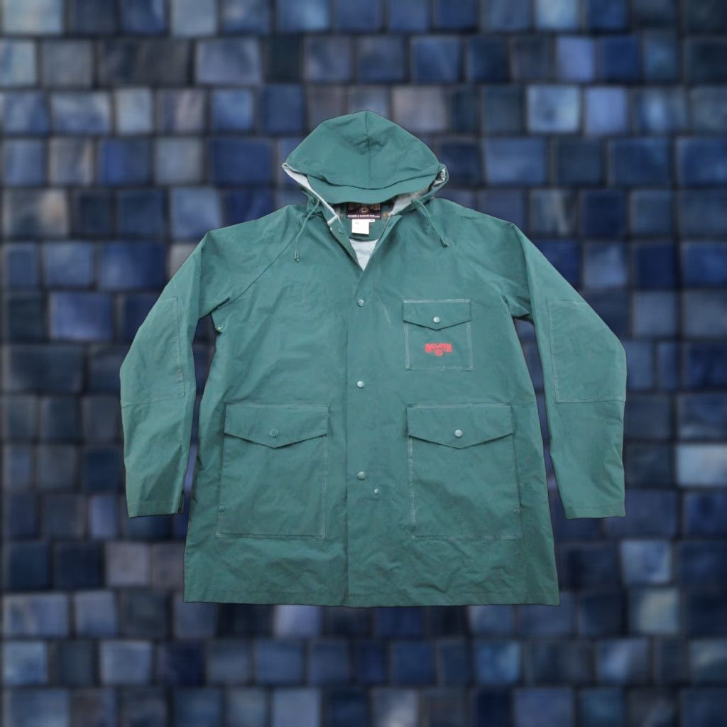 CO Duluth Green Zip Up Rain Jacket Pockets Mens M Outdoors Rain Coat All Seasons Lined Polyester Nylon Jacket Branded Outdoor Mens M Green"} Size US M / EU 48-50 / 2 - 1 Thumbnail