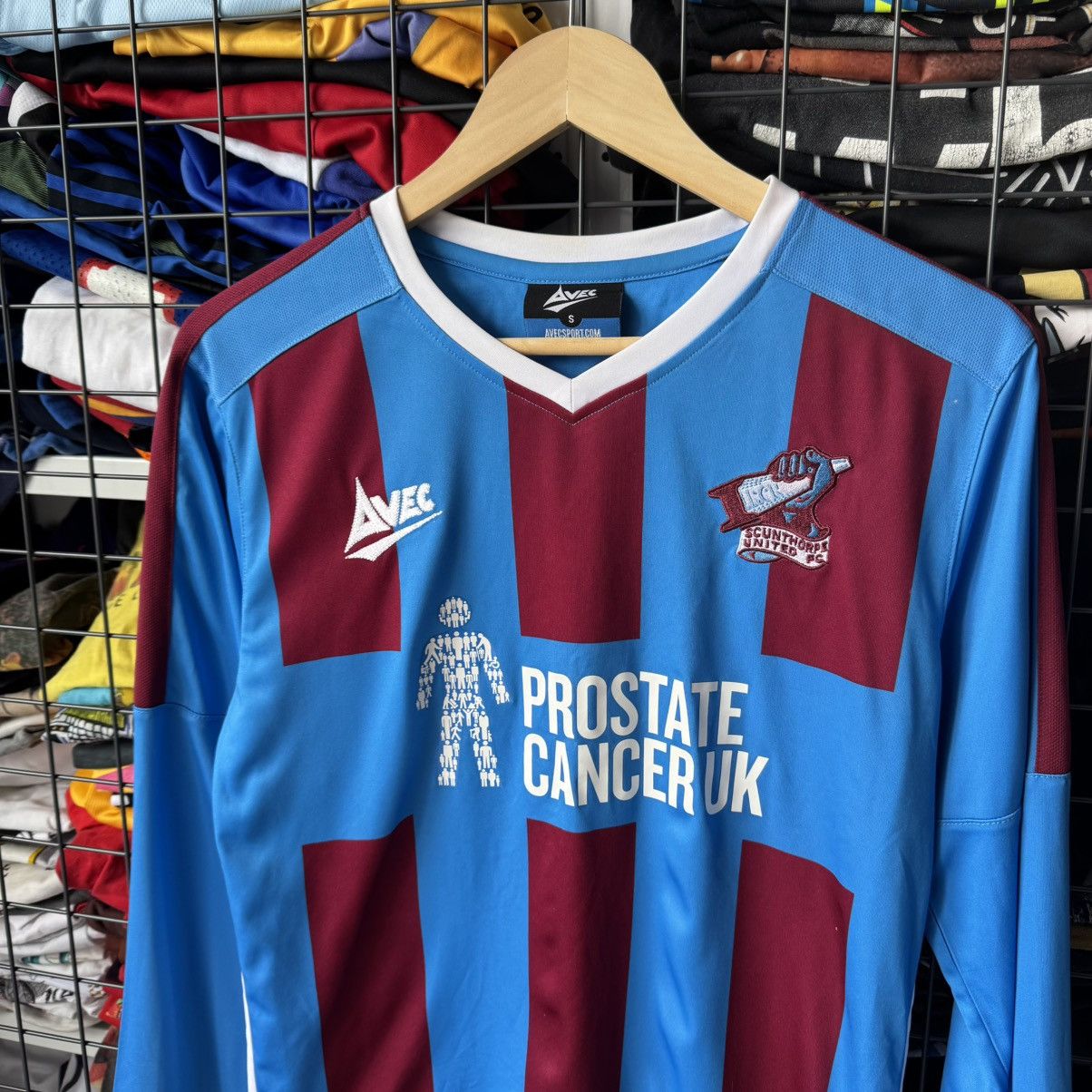 Vintage Avec Scunthorpe United Football Club Jersey Size US S / EU 44-46 / 1 - 2 Thumbnail