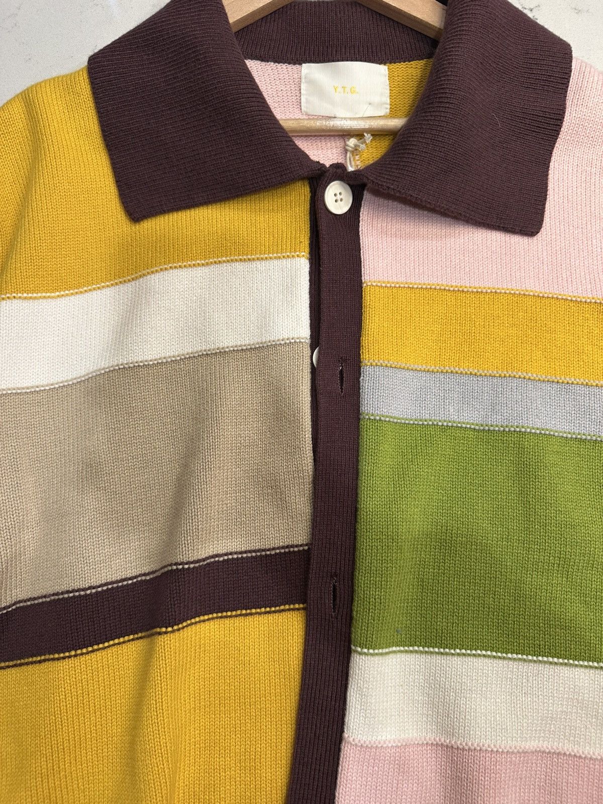 Vintage Vintage Knit Shirt Size US L / EU 52-54 / 3 - 5 Thumbnail