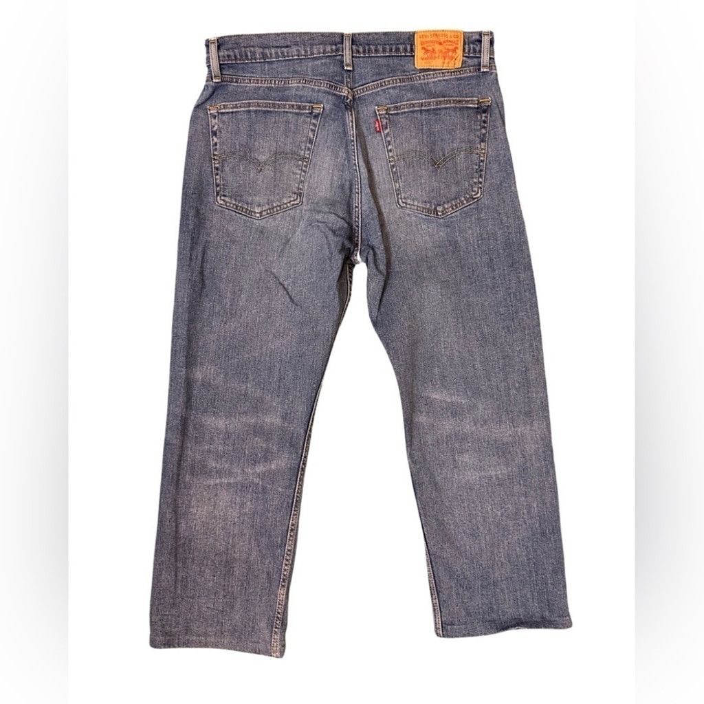 Levi's LEVI’s 505 Straight Leg Fit Blue Men’s Size 36. Size US 36 / EU 52 - 9 Thumbnail