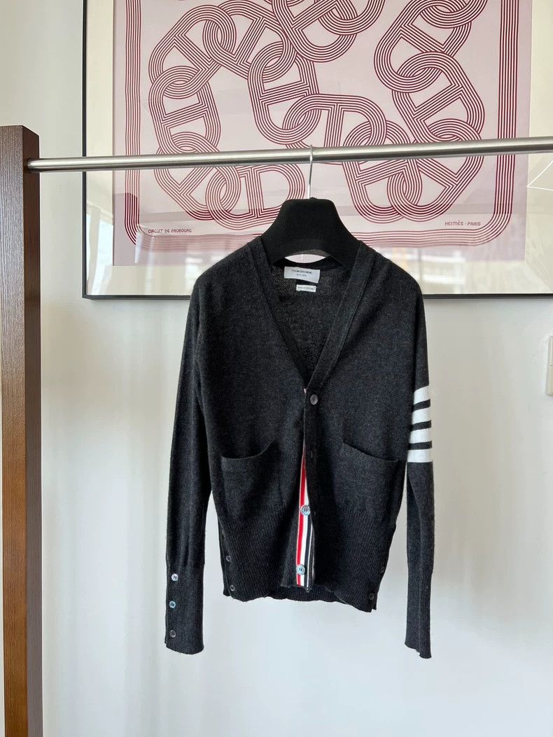 Thom Browne Thom Browne Long sleeve knit cardigan Size US S / EU 44-46 / 1 - 2 Thumbnail