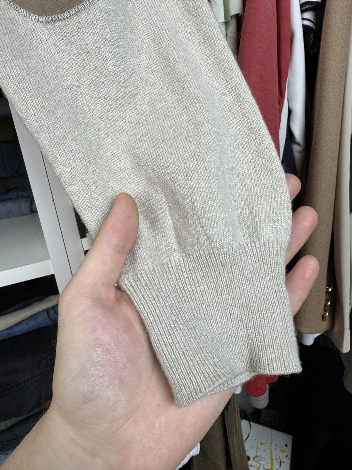 Hackett Hackett London Men’s V-Neck Jumper Merino Wool Blend Size US L / EU 52-54 / 3 - 24 Thumbnail