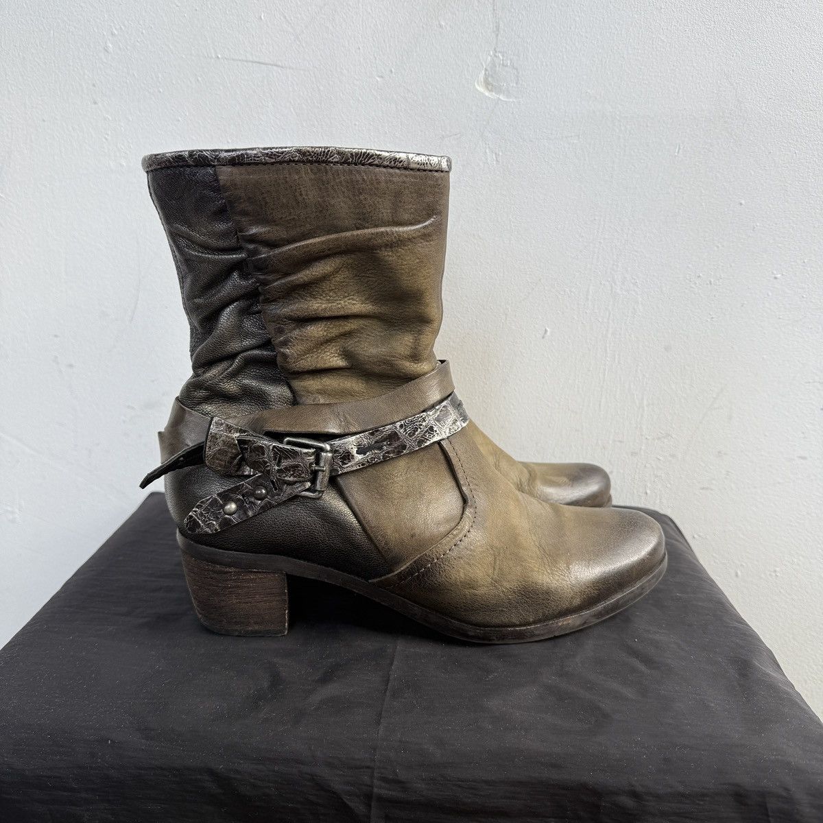 Piedi Nudi Avant Garde Leather Italy Boots A.S.98 Style