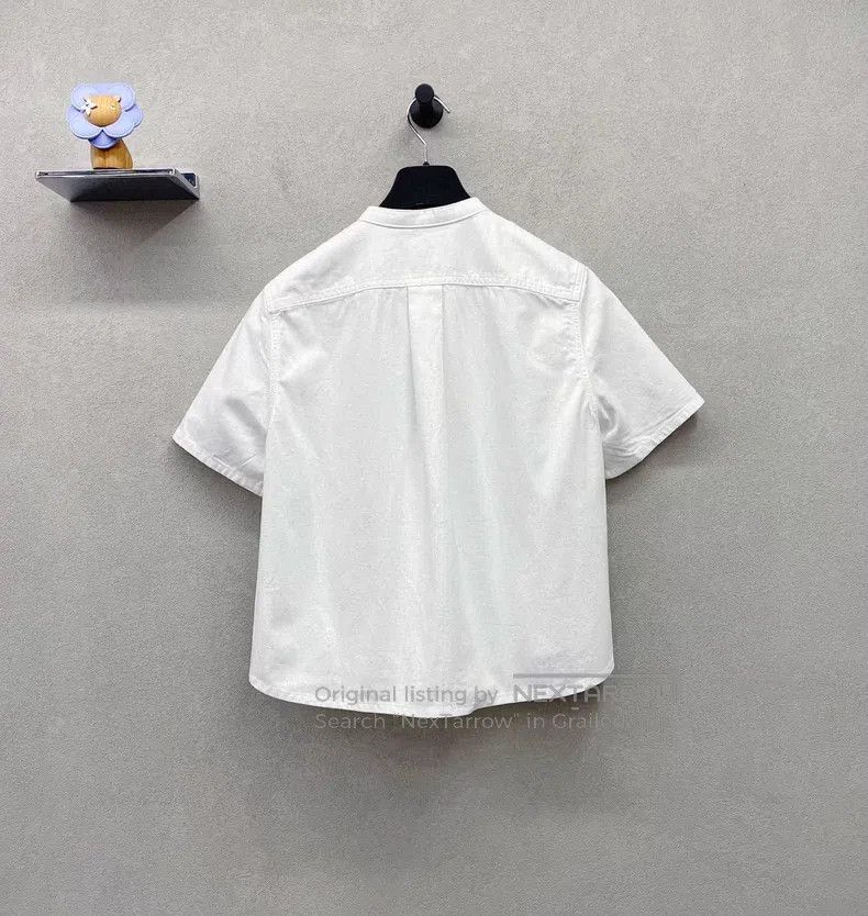 Dior Dior Floral hollow single-breasted short-sleeved shirt Size XS / US 0-2 / IT 36-38 - 2 Thumbnail
