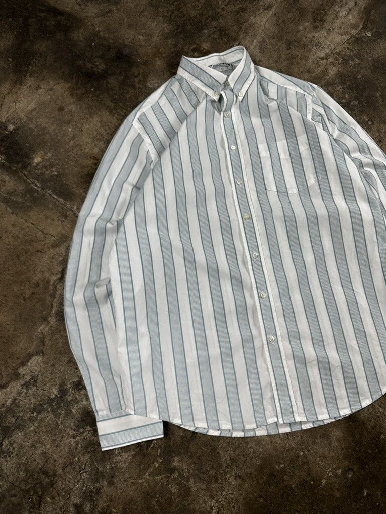 Schnaydermans Schnaydermans Stripped Button Up Shirt Size US XL / EU 56 / 4 - 2 Thumbnail