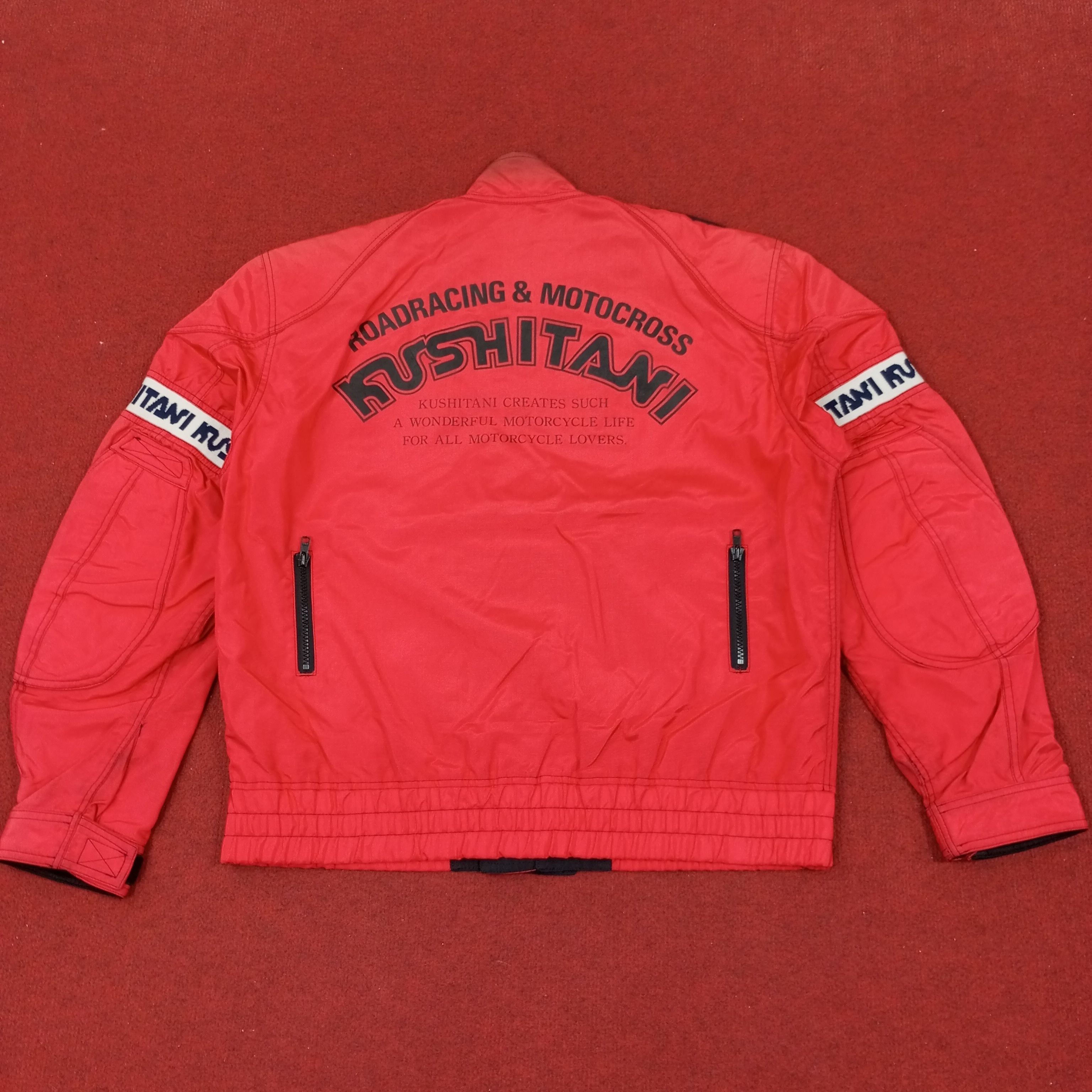Vintage Kushitani Roadracing & Motocross Motorcycle Jacket Size US L / EU 52-54 / 3 - 1 Thumbnail