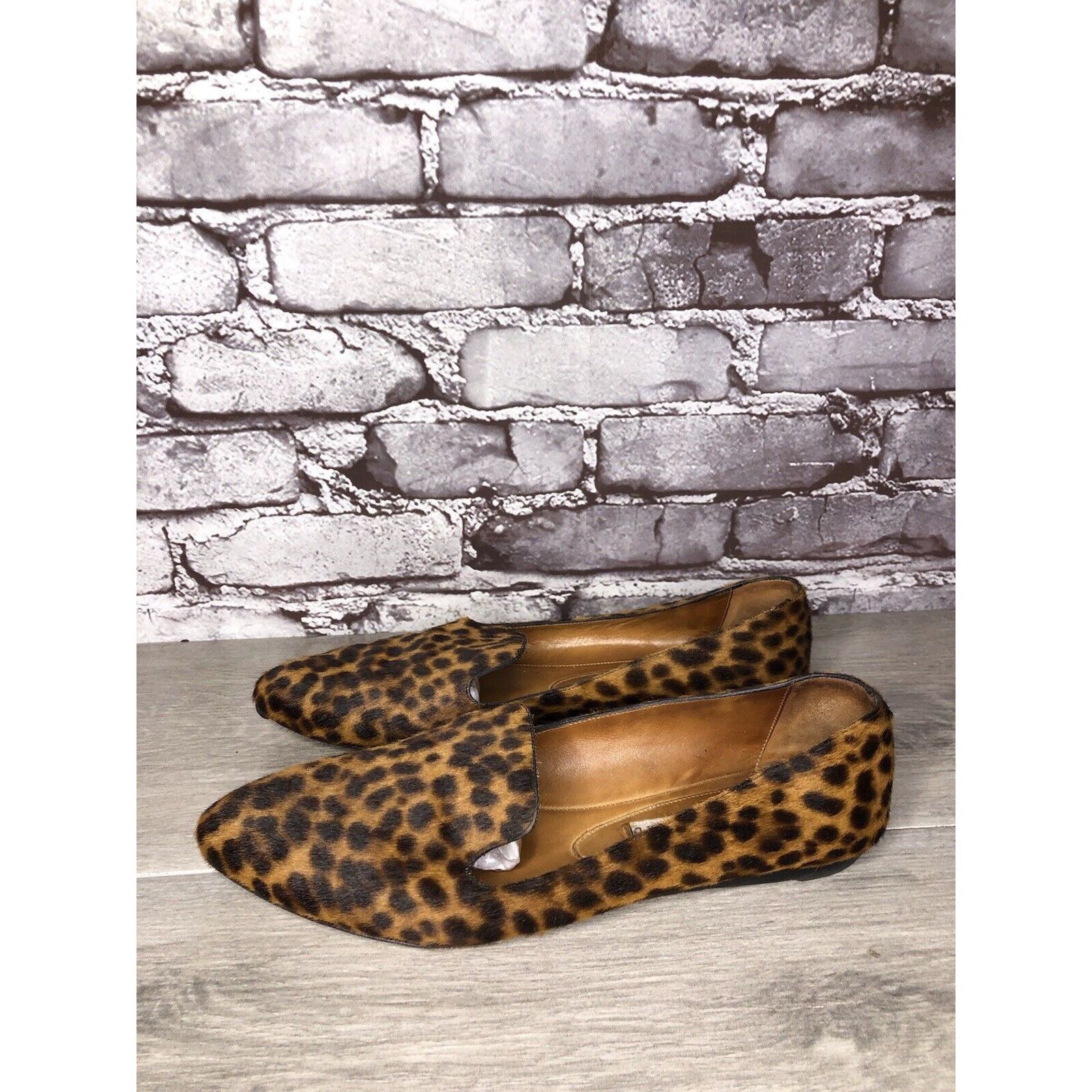 Veronica Beard VERONICA BEARD Griffin Leopard Real Calf Fur Loafers Shoes W Size US 10.5 / IT 40.5 - 5 Thumbnail