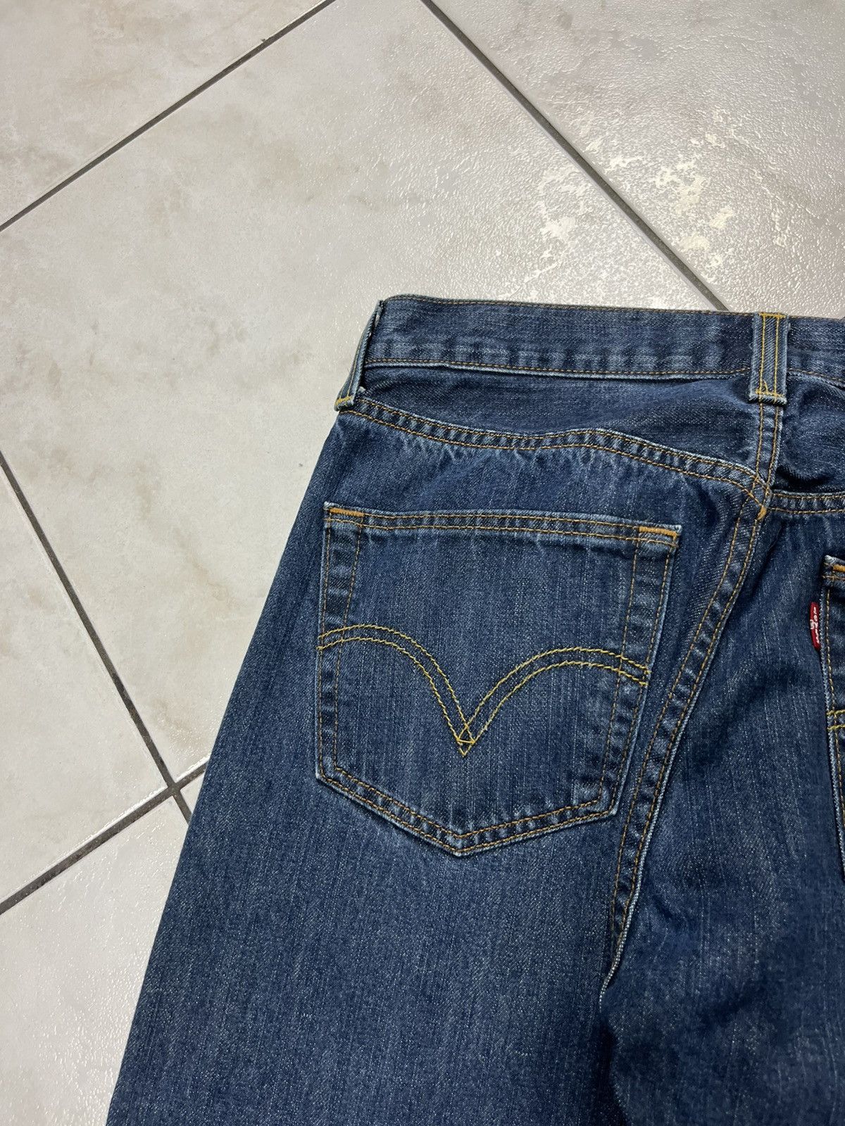 Levi's × Levi's Vintage Clothing × Vintage Vintage Levi’s 501 navy denim jeans pants regular straight Size US 33 - 16 Thumbnail
