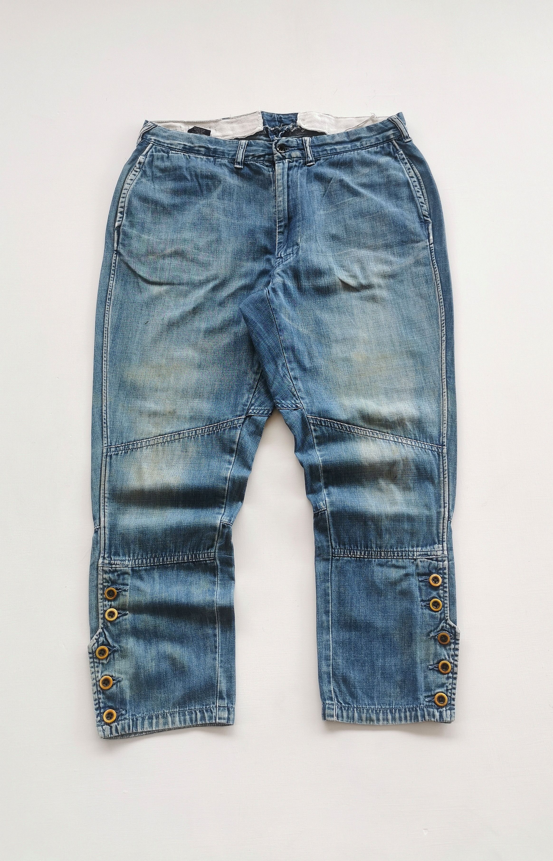 45rpm 45rpm Button Hem Cropped Jeans Size US 31 - 1 Thumbnail