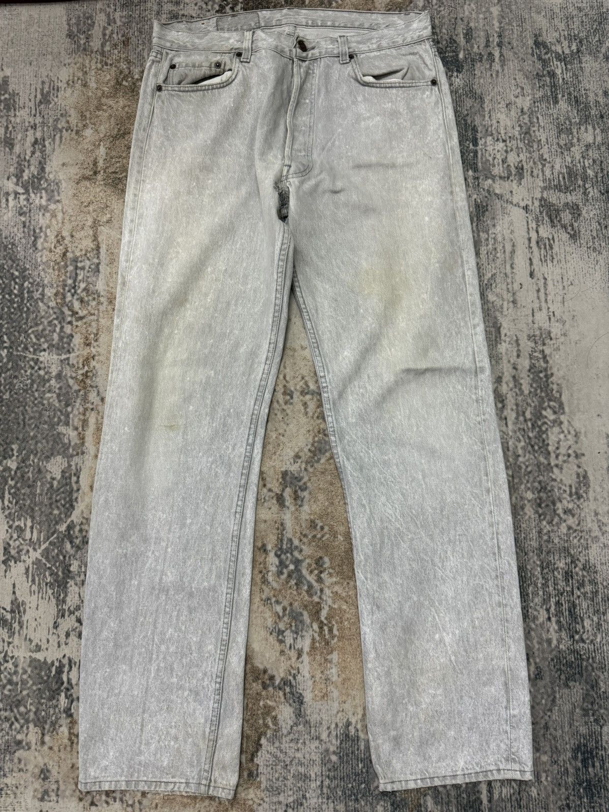 Levi's Vintage Levi’s 501 Distressed Blue Faded W36 Made In Usa Size US 36 / EU 52 - 1 Thumbnail