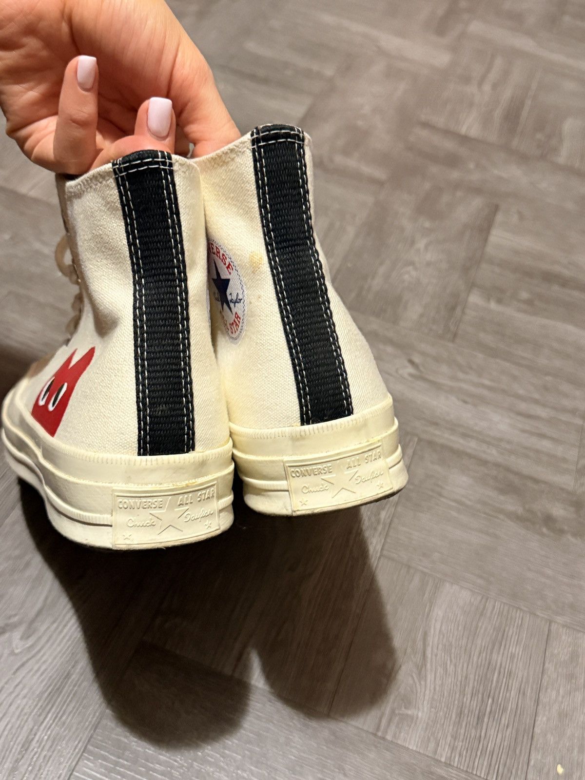 CDG by Comme des Garcons CdG PLAY x Converse Chuck Taylor Size US 6 / EU 39 - 6 Thumbnail