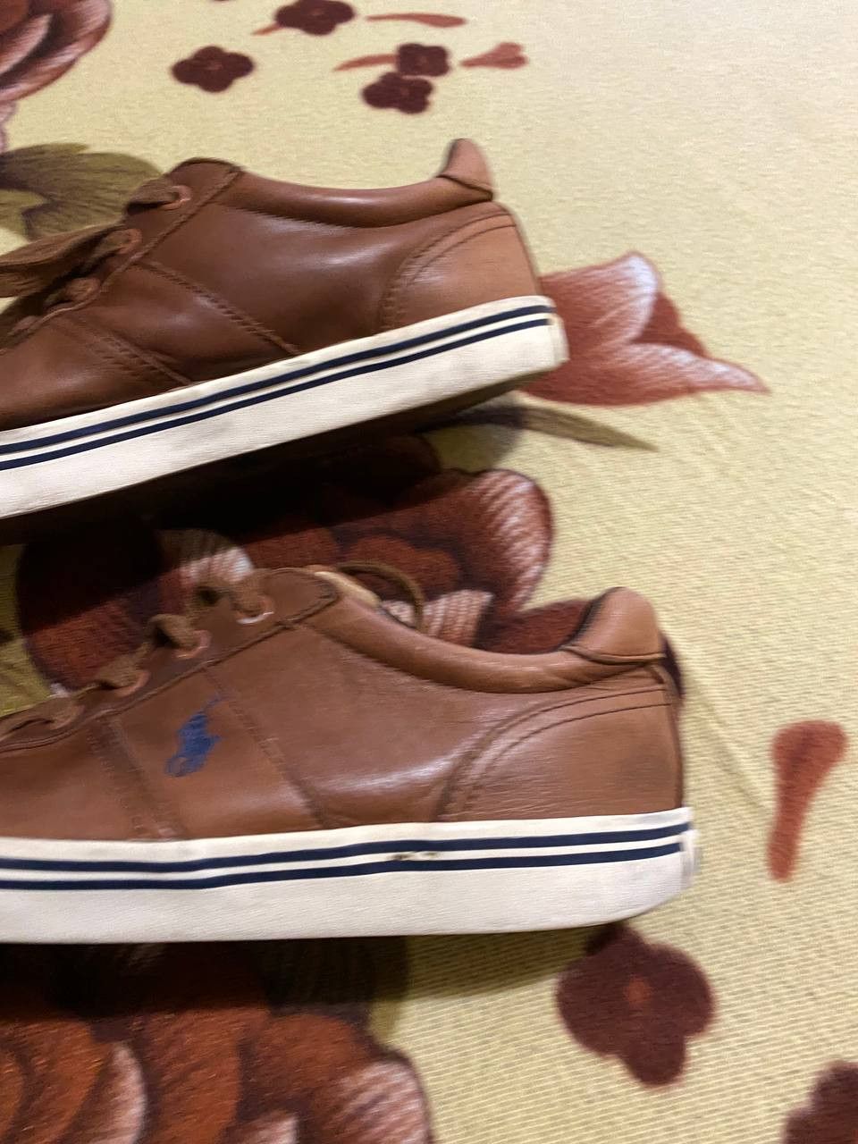 Polo Ralph Lauren Ralph Lauren Polo Tan Up Western Leather Sneakers Shoes Size US 10 / EU 43 - 3 Thumbnail