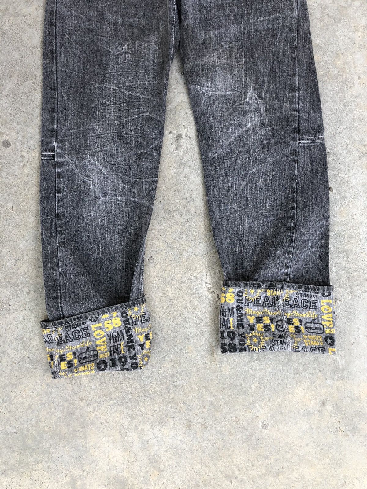 Hysteric Glamour Japanese Memory Special Double Waist Distressed Jeans Size US 31 - 13 Thumbnail