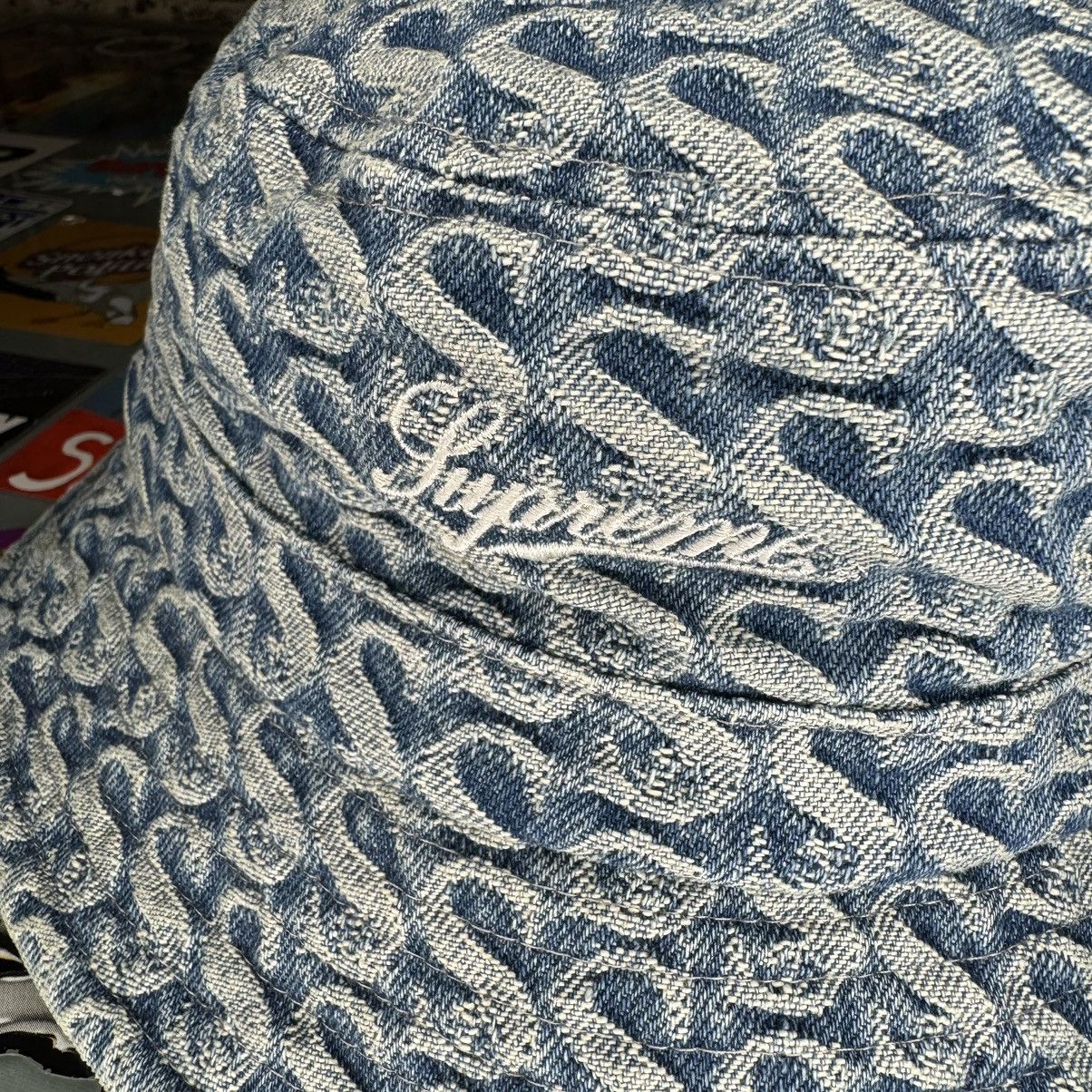 Supreme Monogram Denim Crusher Blue Medium/ Large
