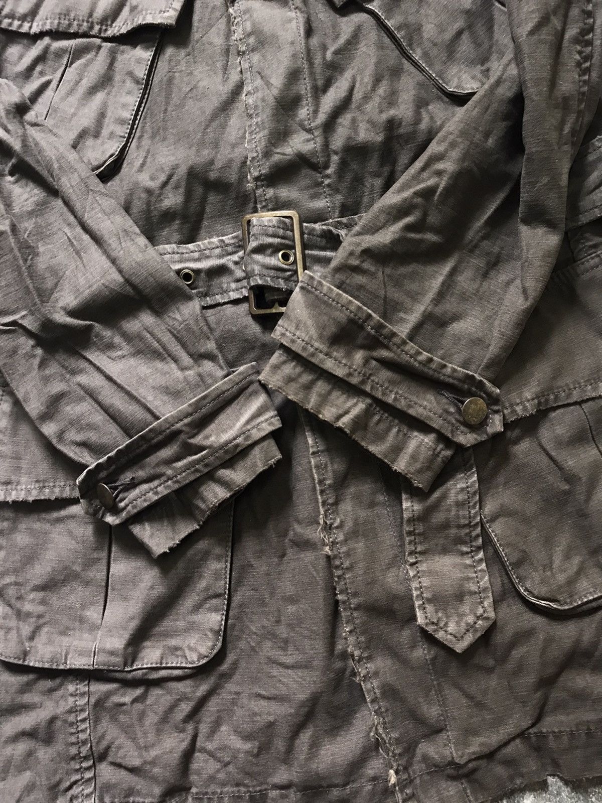 Japanese Brand Han Ahn Soon Army Parka jacket Size S / US 4 / IT 40 - 10 Thumbnail