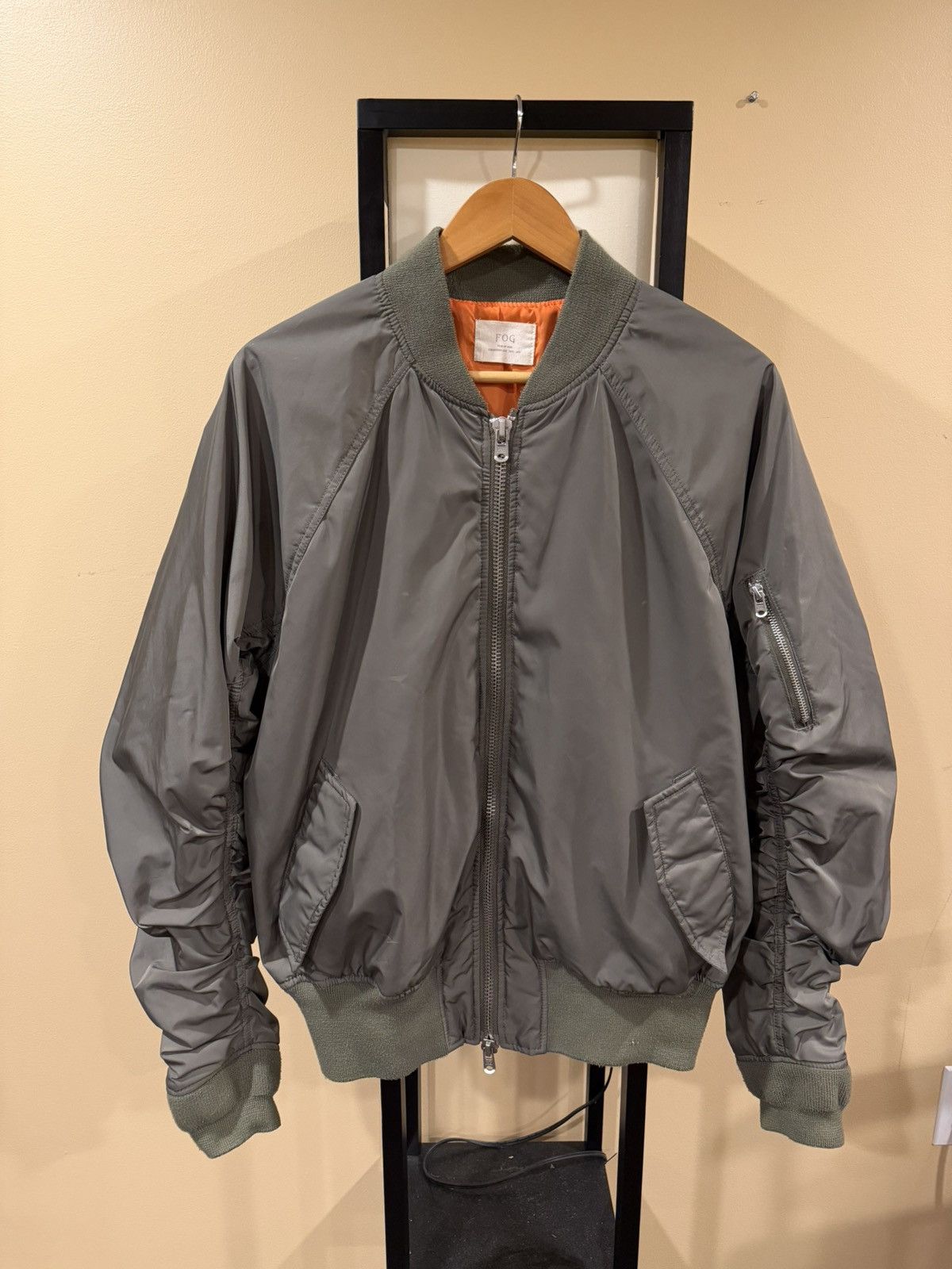 Fear of God Fear of God Collection One Olive Green Bomber Jacket Size US L / EU 52-54 / 3 - 1 Thumbnail