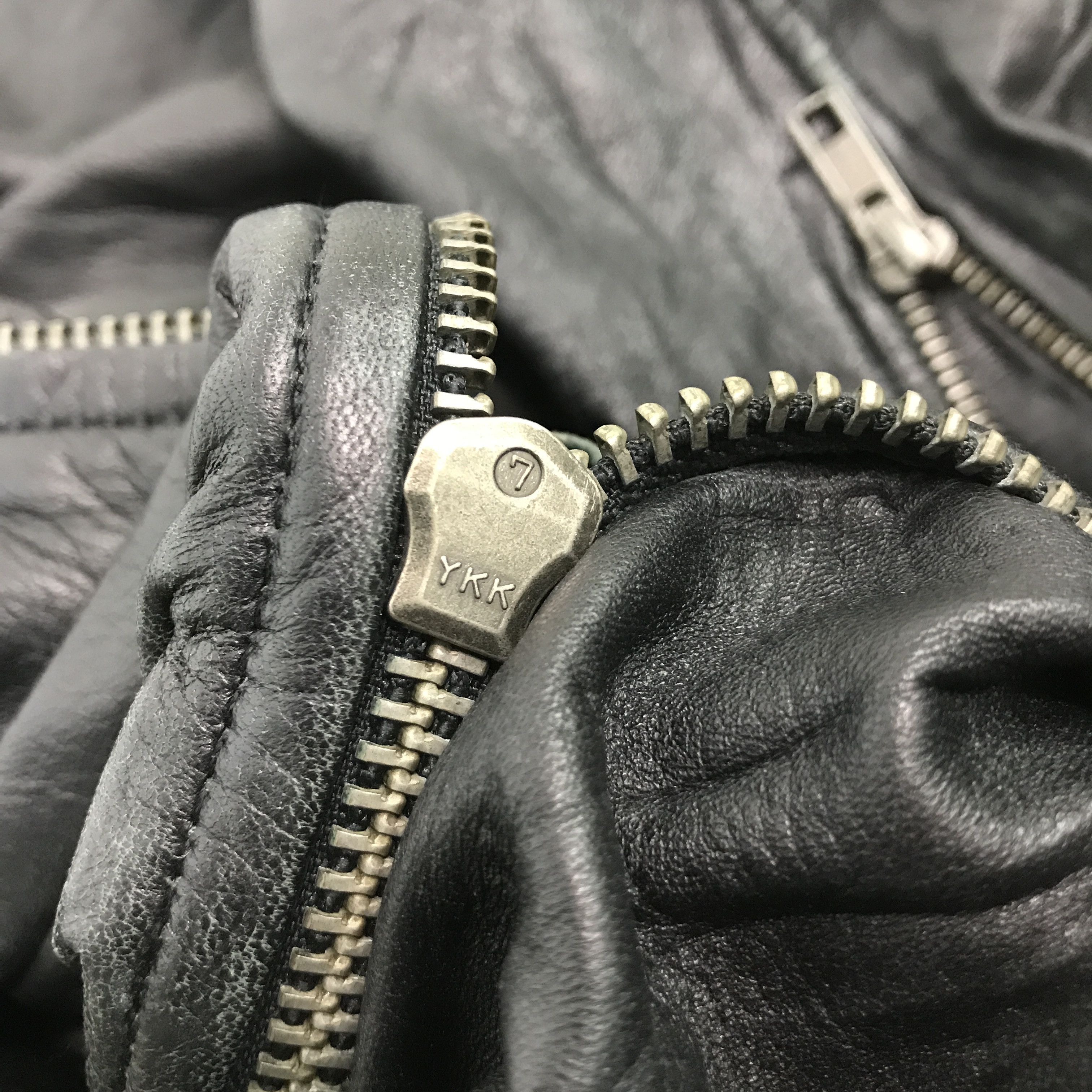 14th Addiction × If Six Was Nine × Japanese Brand COEN JAPAN DESIGN DOUBLE COLLAR LEATHER JACKET Size US XS / EU 42 / 0 - 10 Thumbnail