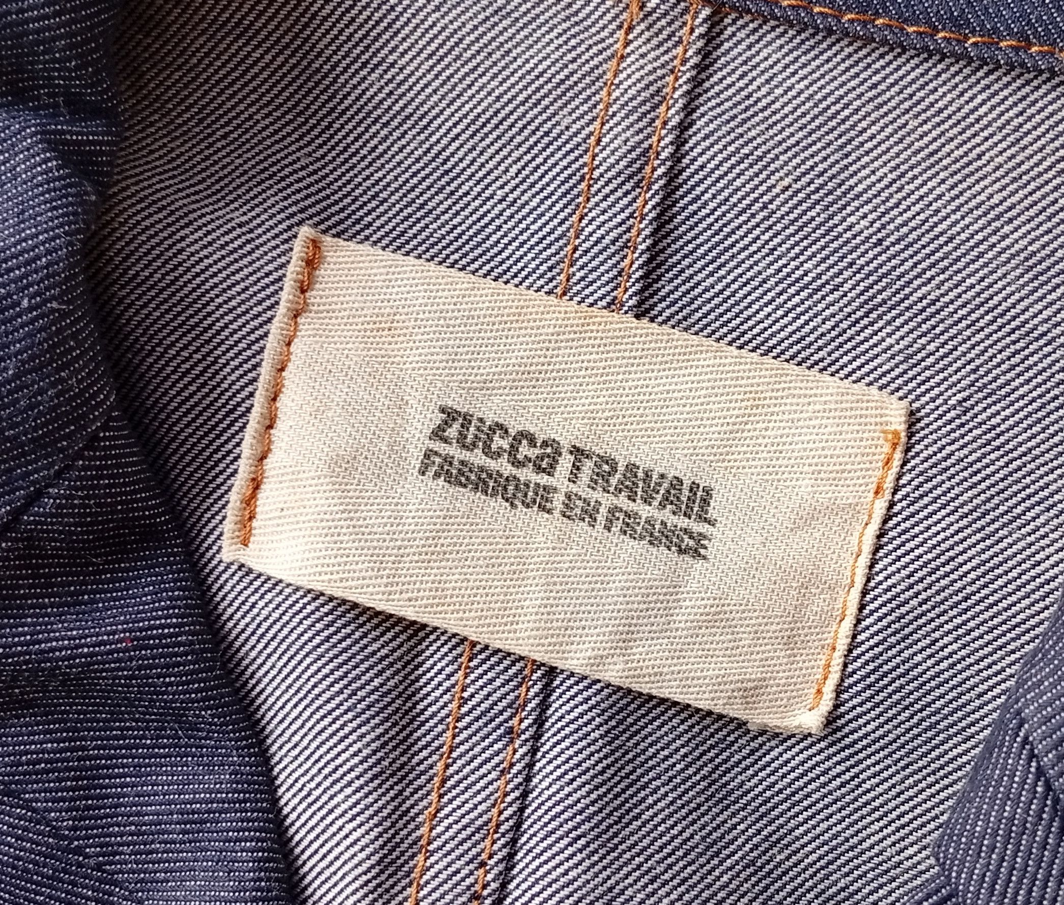 Zucca Zucca Travail Issey Miyake denim peacoat jacket Size S / US 4 / IT 40 - 3 Thumbnail