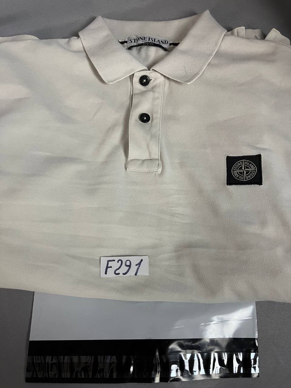 Stone Island Stone Island Polo Program Patch White Size US L / EU 52-54 / 3 - 12 Thumbnail