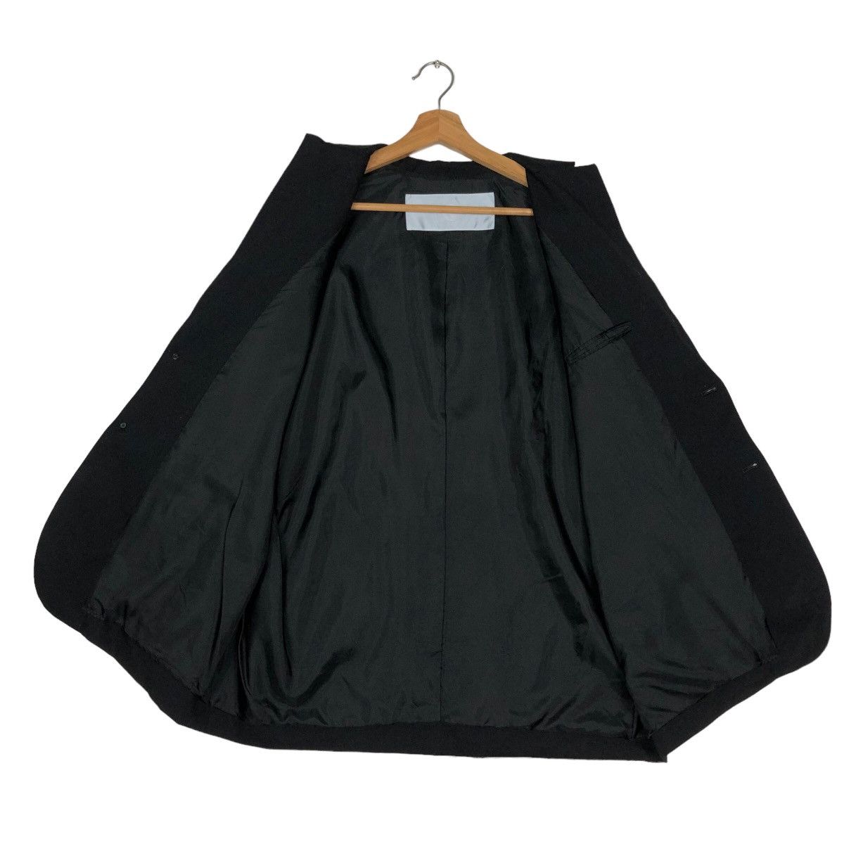 Dulcamara Japan 🔥Vintage Rich Black Long Jacket Dulcamara Double Breast Size US M / EU 48-50 / 2 - 11 Thumbnail