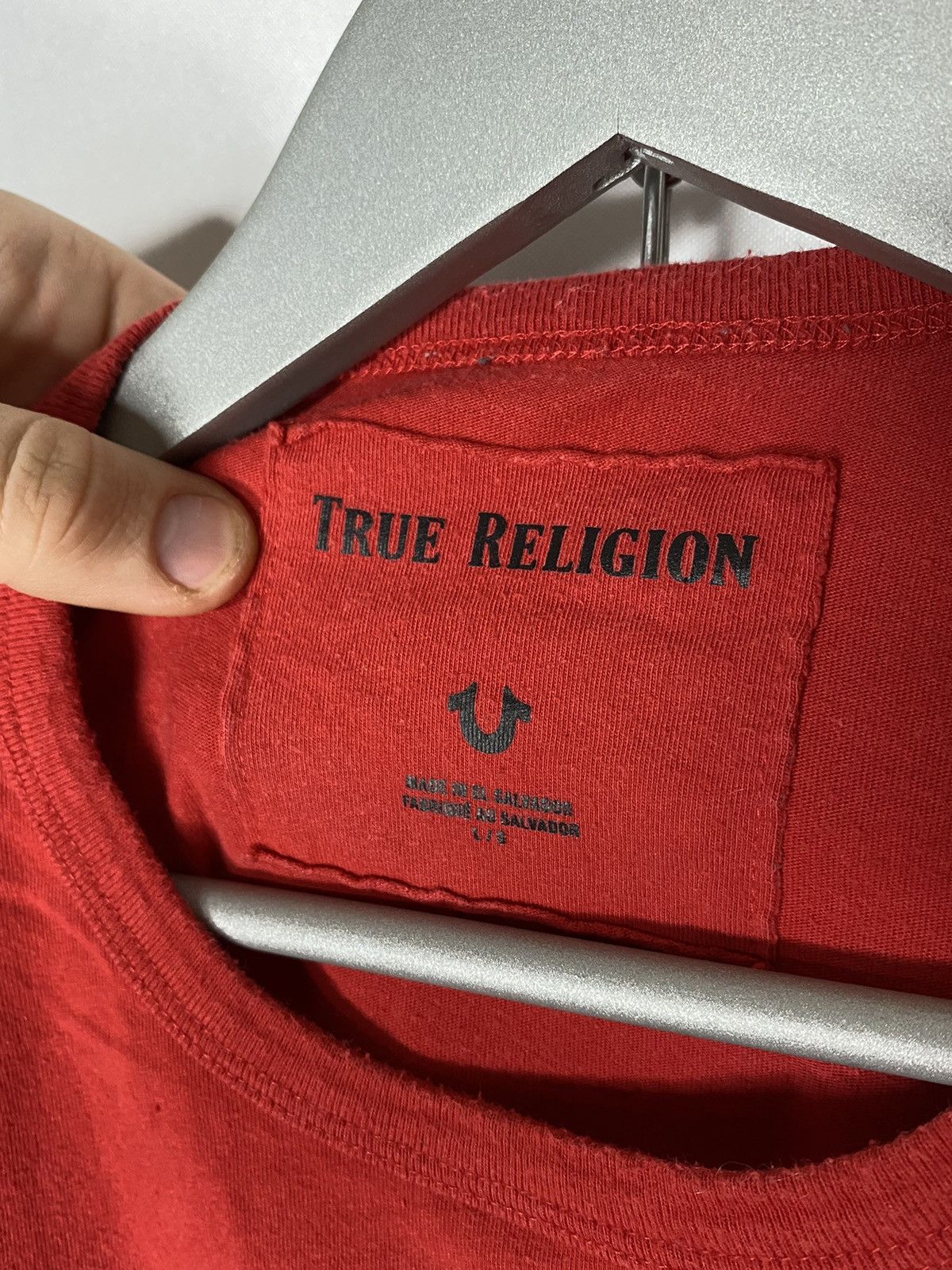 True Religion 🇯🇵Vintage True Religion Double Puff Crew Big Logo T-Shirt🇯🇵 Size US L / EU 52-54 / 3 - 5 Thumbnail