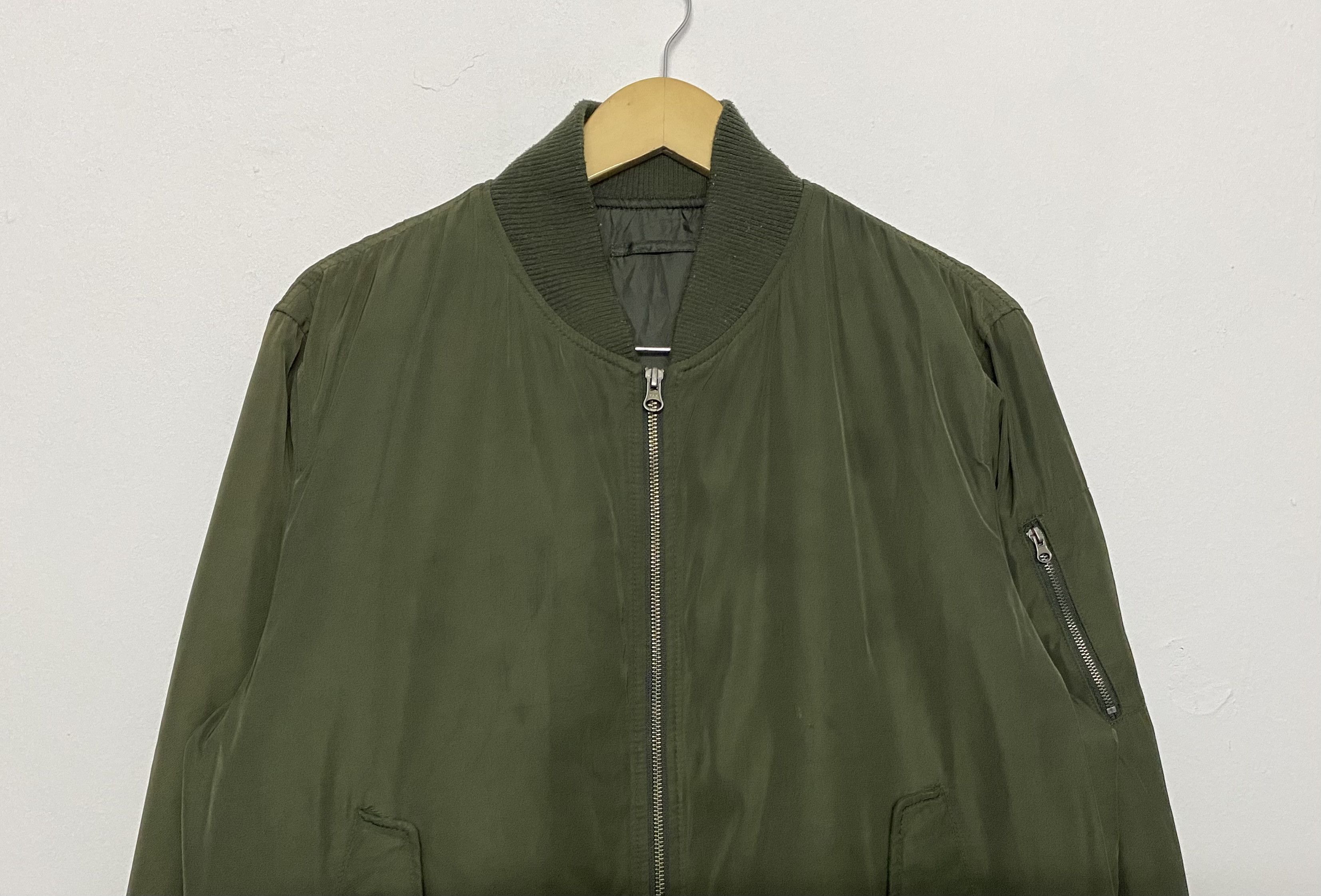 GU Vtg GU Bomber Green Jacket Size US XL / EU 56 / 4 - 3 Thumbnail