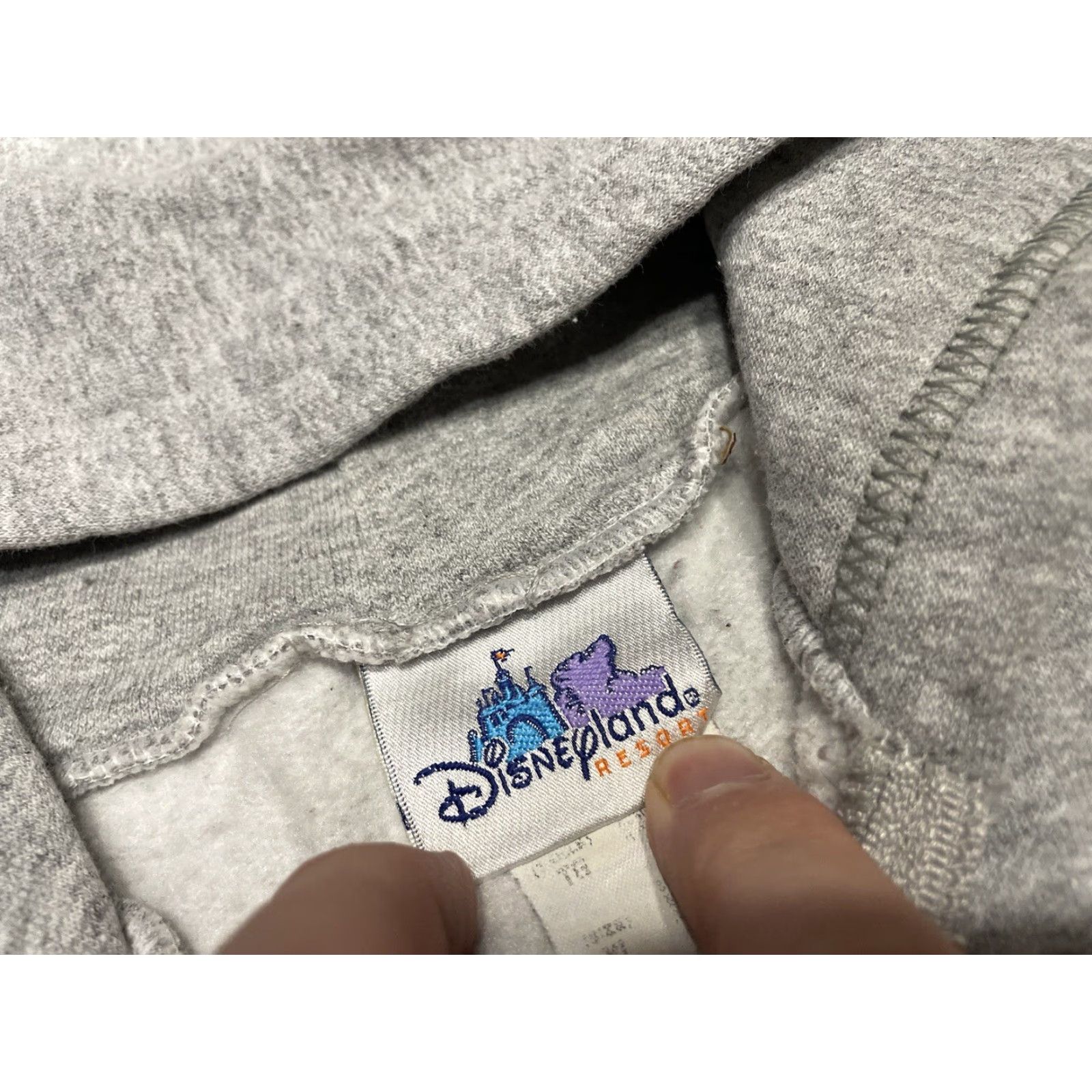 Disney VINTAGE Disney Tinkerbell Full Zip Hoodie Mens L Gray Character Sweatshirt K2 Size US L / EU 52-54 / 3 - 6 Thumbnail