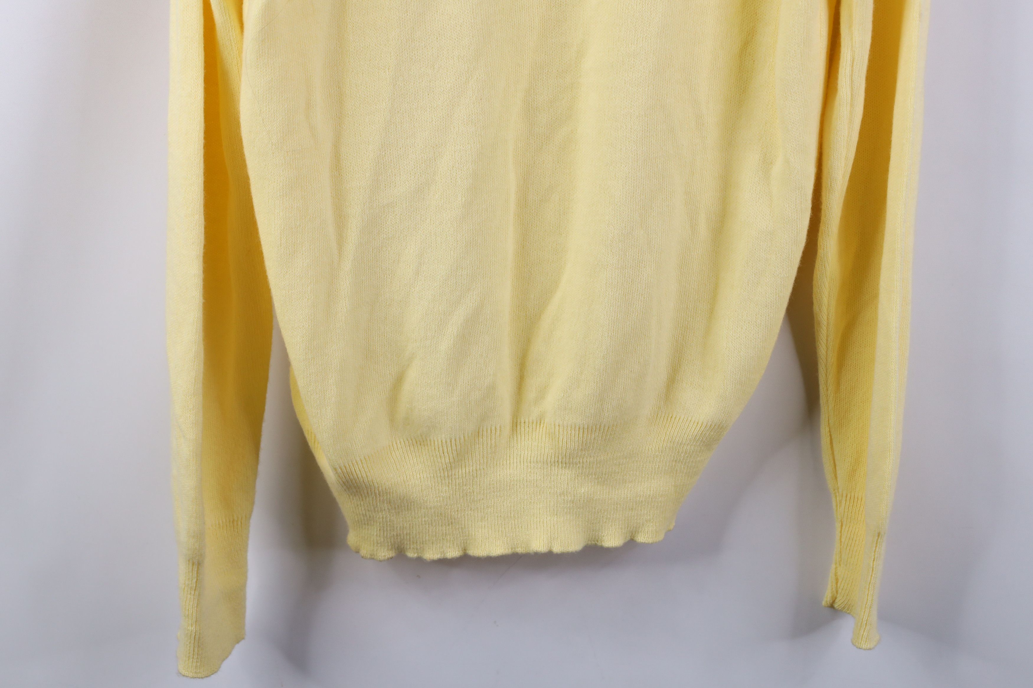Vintage Deadstock Vintage 70s Streetwear Knit Sweater Yellow USA Size US M / EU 48-50 / 2 - 12 Thumbnail