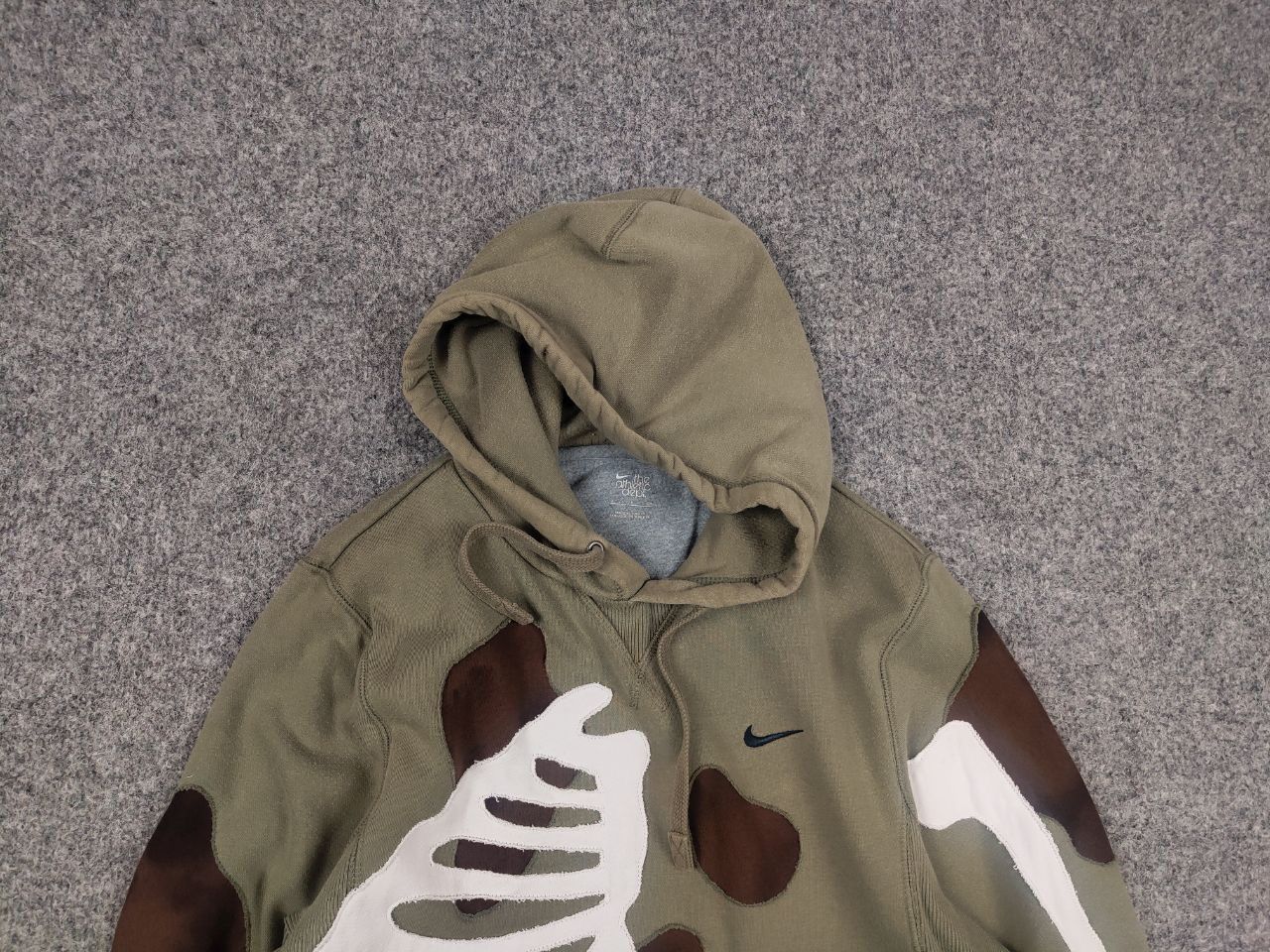 Nike Vintage Nike Military Skeleton Embroidered logo Hoodie Y2K Size US S / EU 44-46 / 1 - 4 Thumbnail