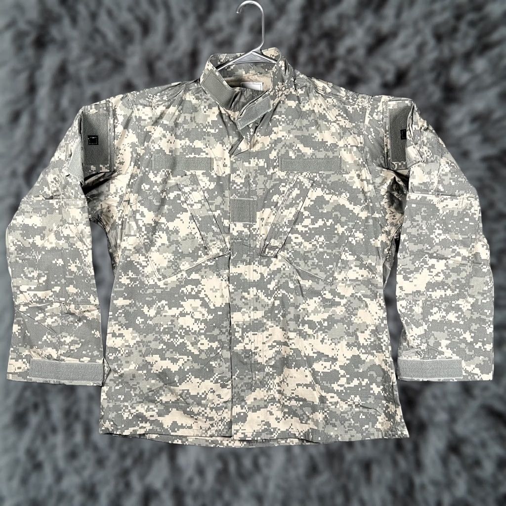 Vintage DJ Manufacturing Corp Jacket Mens Medium Green Camo Army Combat Uniform ACU BDU Size US M / EU 48-50 / 2 - 1 Thumbnail