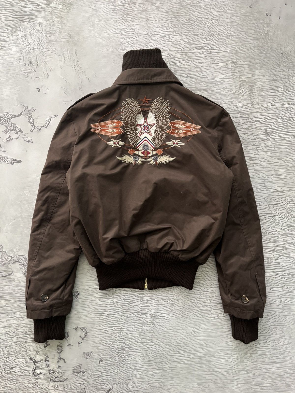 Bogner Sonia Bogner Vintage Bomber Jacket Designer Brown Women Size M / US 6-8 / IT 42-44 - 3 Thumbnail
