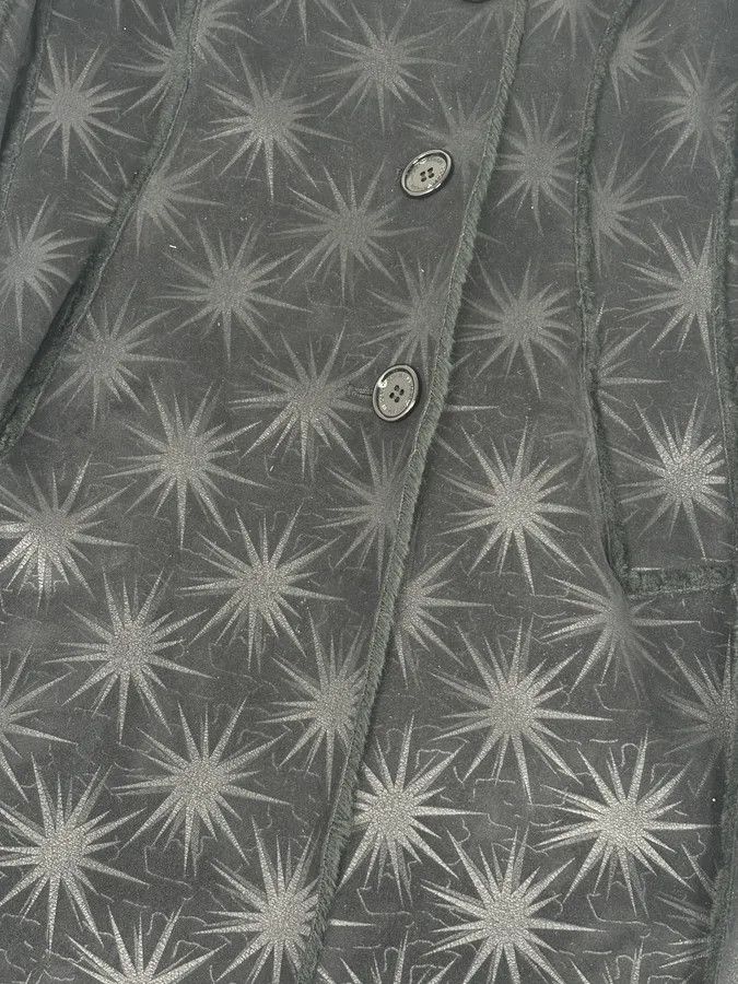 Emporio Armani AW2004 Emporio Armani Black Stars Contemporary Reversible Long Coat Size M / US 6-8 / IT 42-44 - 15 Thumbnail
