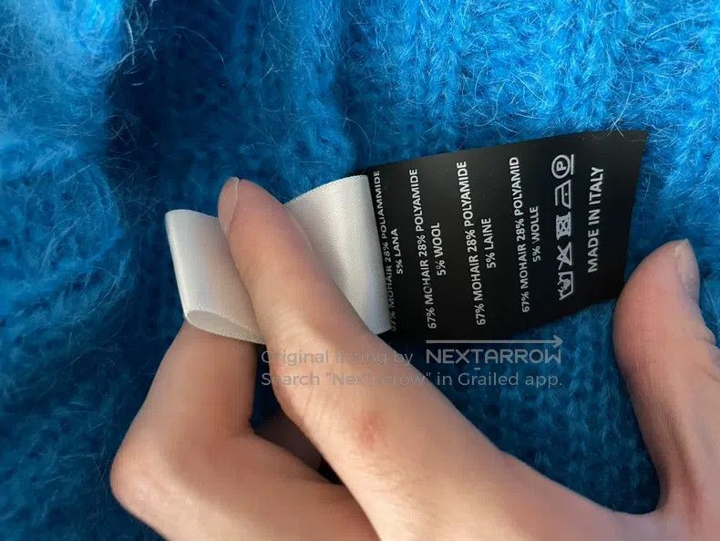 Raf Simons Raf Simons 21aw Mahai woollen sweater blue Size US M / EU 48-50 / 2 - 4 Thumbnail