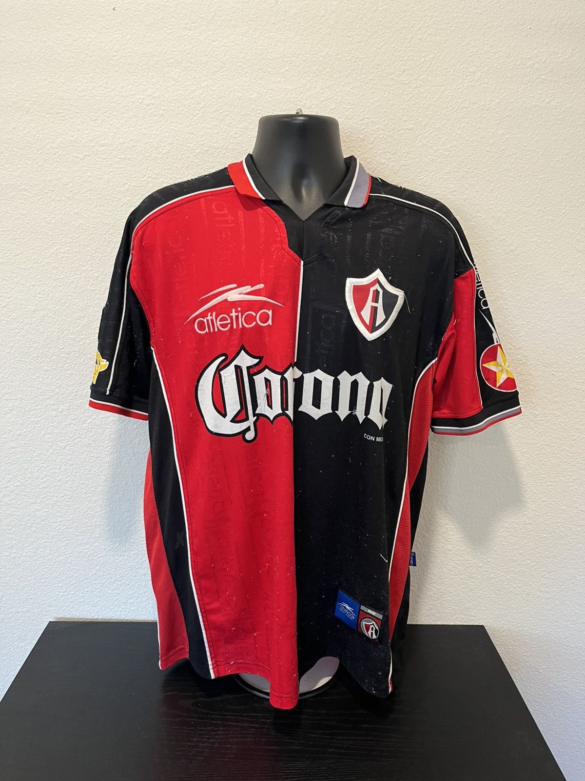 Atletica × Vintage Vintage club atlas 1999/2000 home football soccer kit Size US M / EU 48-50 / 2 - 1 Thumbnail