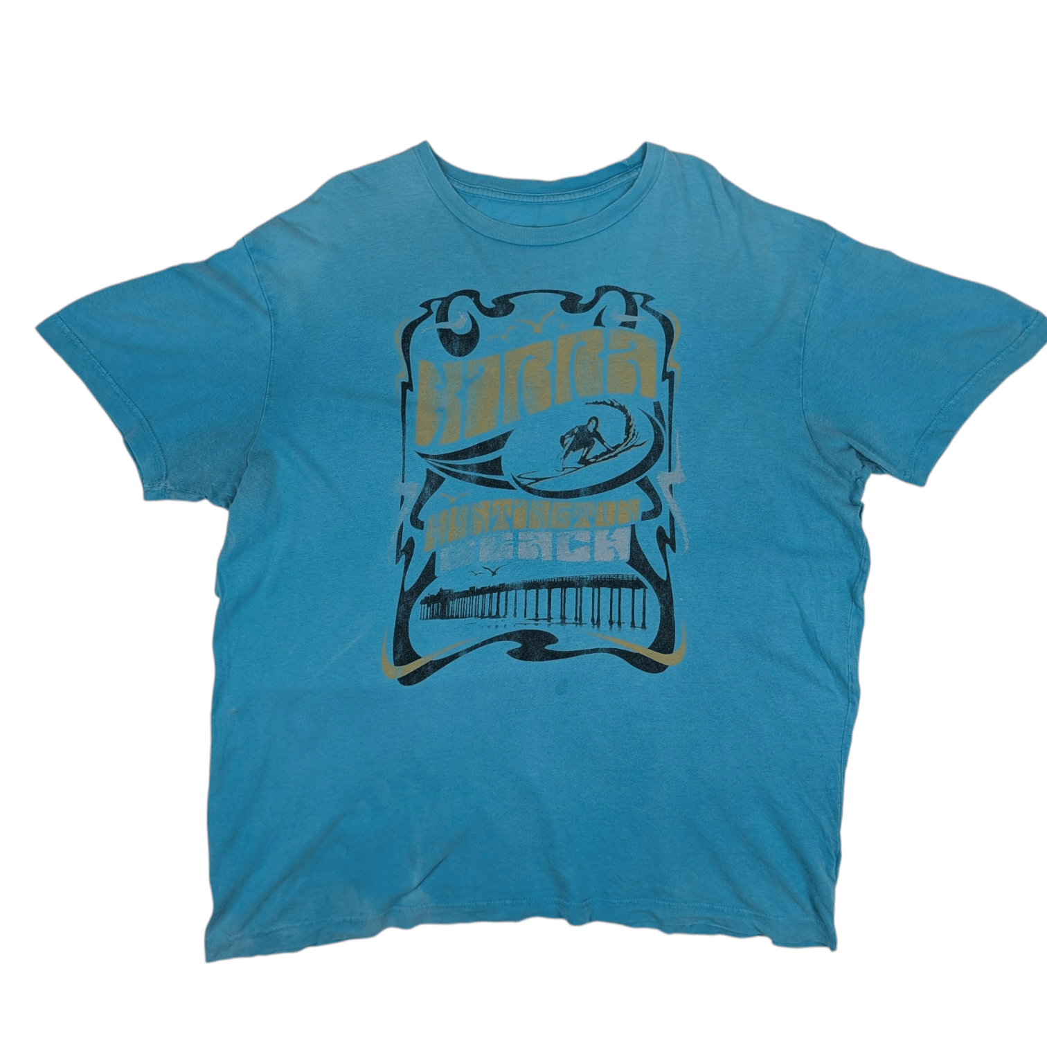 Kirra 2000's KIRRA Surf Huntington Beach Made In USA T-Shirt Size US XL / EU 56 / 4 - 2 Thumbnail