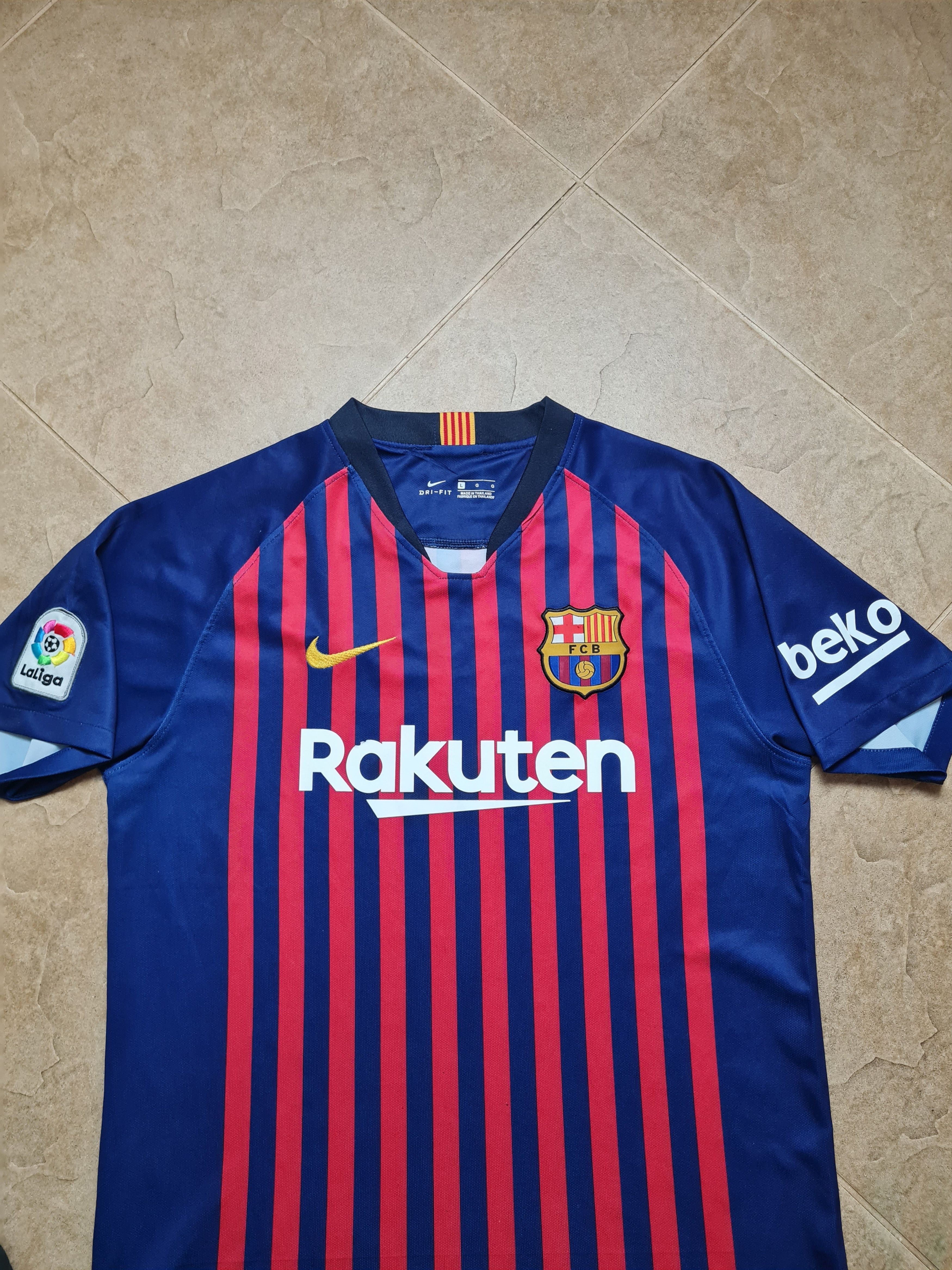 Nike Soccer Nike 2018 FCB Barcelona Football Soccer Rakuten Size US L / EU 52-54 / 3 - 1 Thumbnail