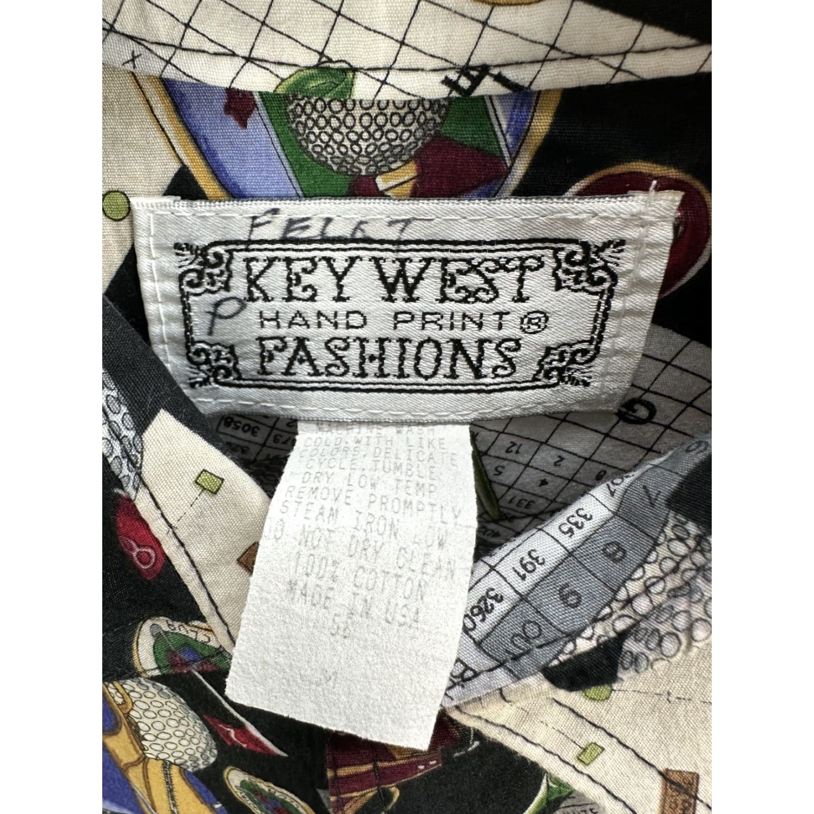 Vintage VINTAGE Key West Shirt M Black Hawaiian Golf Short Sleeve Button-Up Mens Size US M / EU 48-50 / 2 - 3 Thumbnail