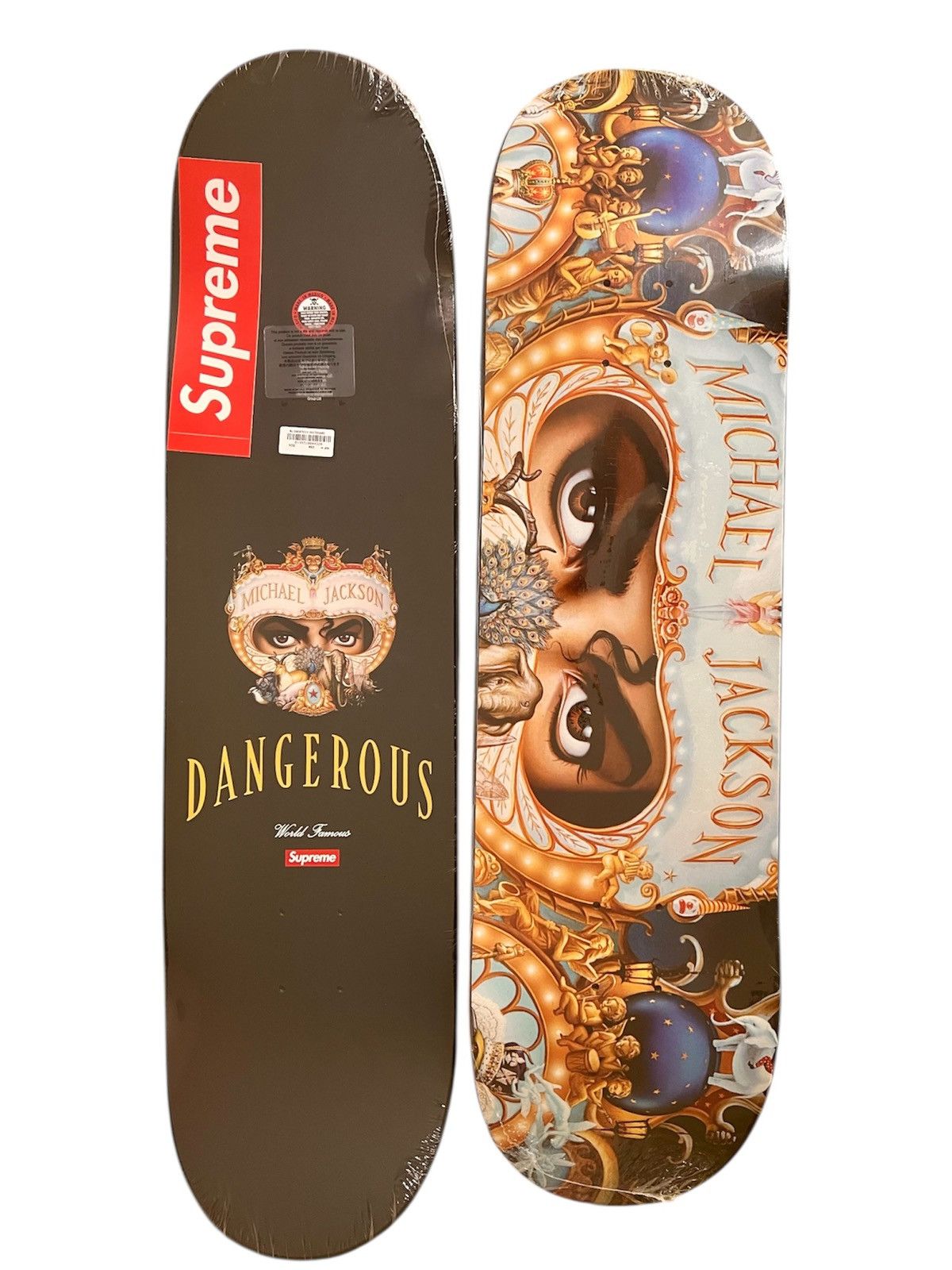 Supreme Michael Jackson Dangerous Skateboard FW25 deck skate