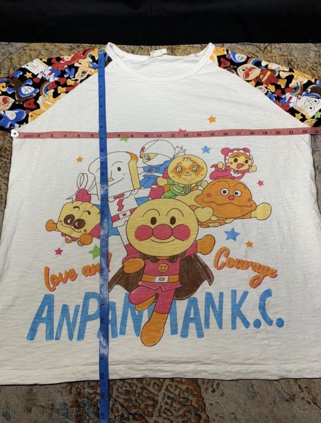 20471120 Japanese Anpanman Long Sleeve Size US L / EU 52-54 / 3 - 5 Thumbnail