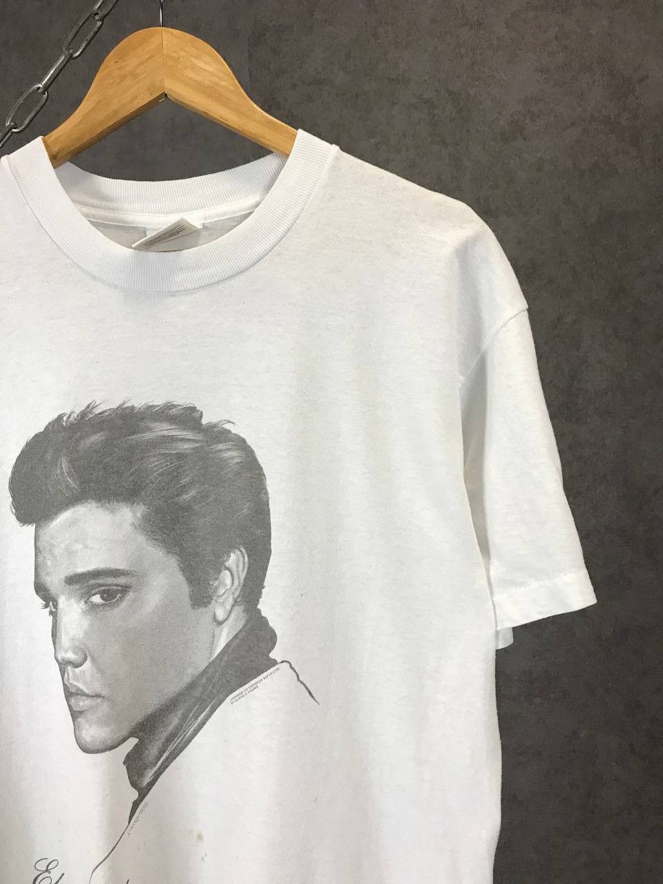 Band Tees Elvis Presley vintage rock band tee single stitch Size US M / EU 48-50 / 2 - 2 Thumbnail