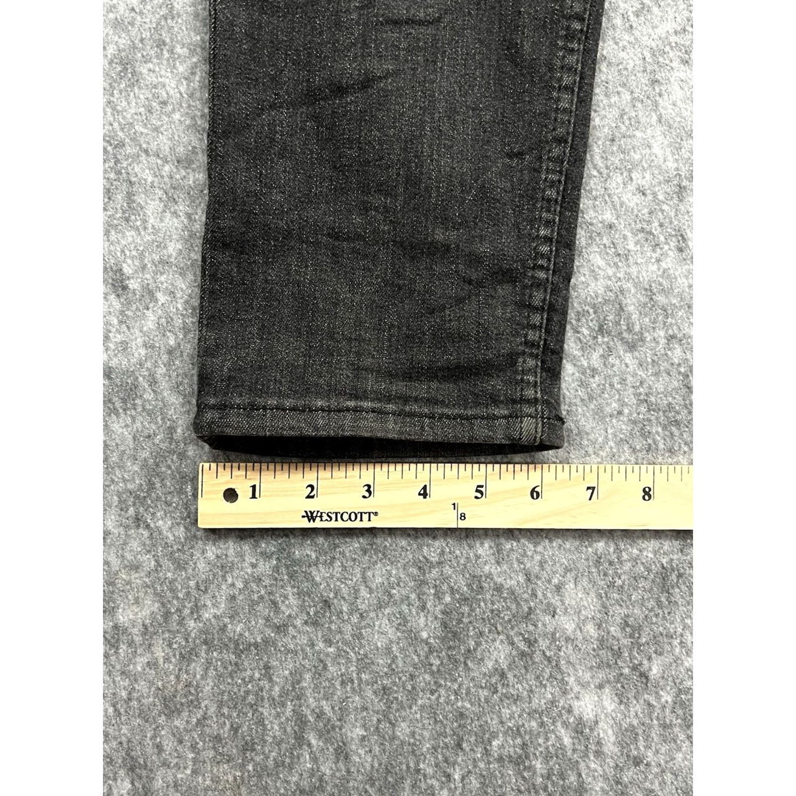 Levi's VINTAGE: No Levi's 512 Jeans Slim Slim Taper 34x34 Black Denim 5-Pocket Mens Adults 90s USA Size US 34 / EU 50 - 4 Thumbnail