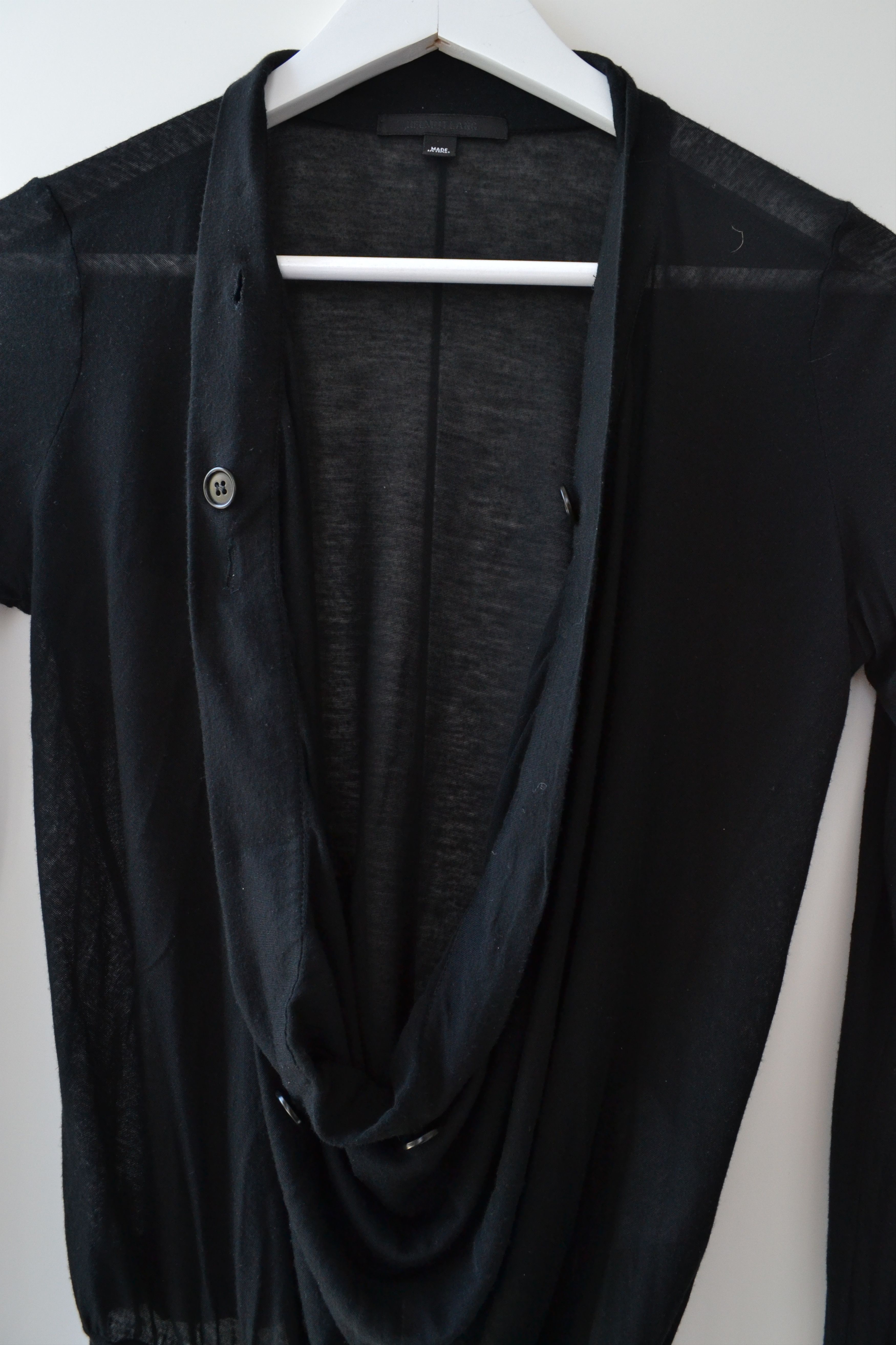Helmut Lang Helmut Lang Sweater Black Transformer Neck 2005 Size S / US 4 / IT 40 - 7 Thumbnail