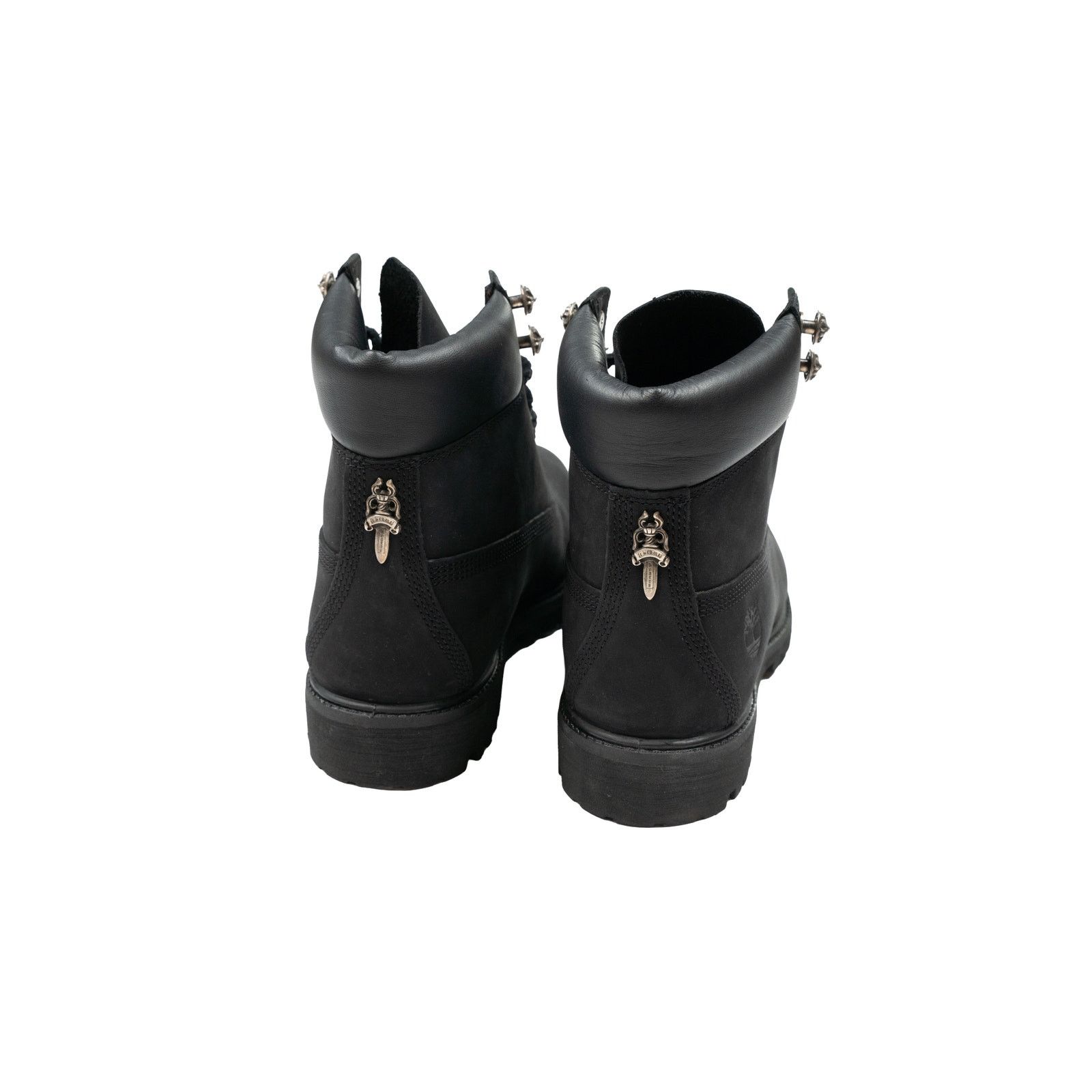 Chrome Hearts Black Timberland 6 Inch Boots Size US 8 / EU 41 - 6 Thumbnail