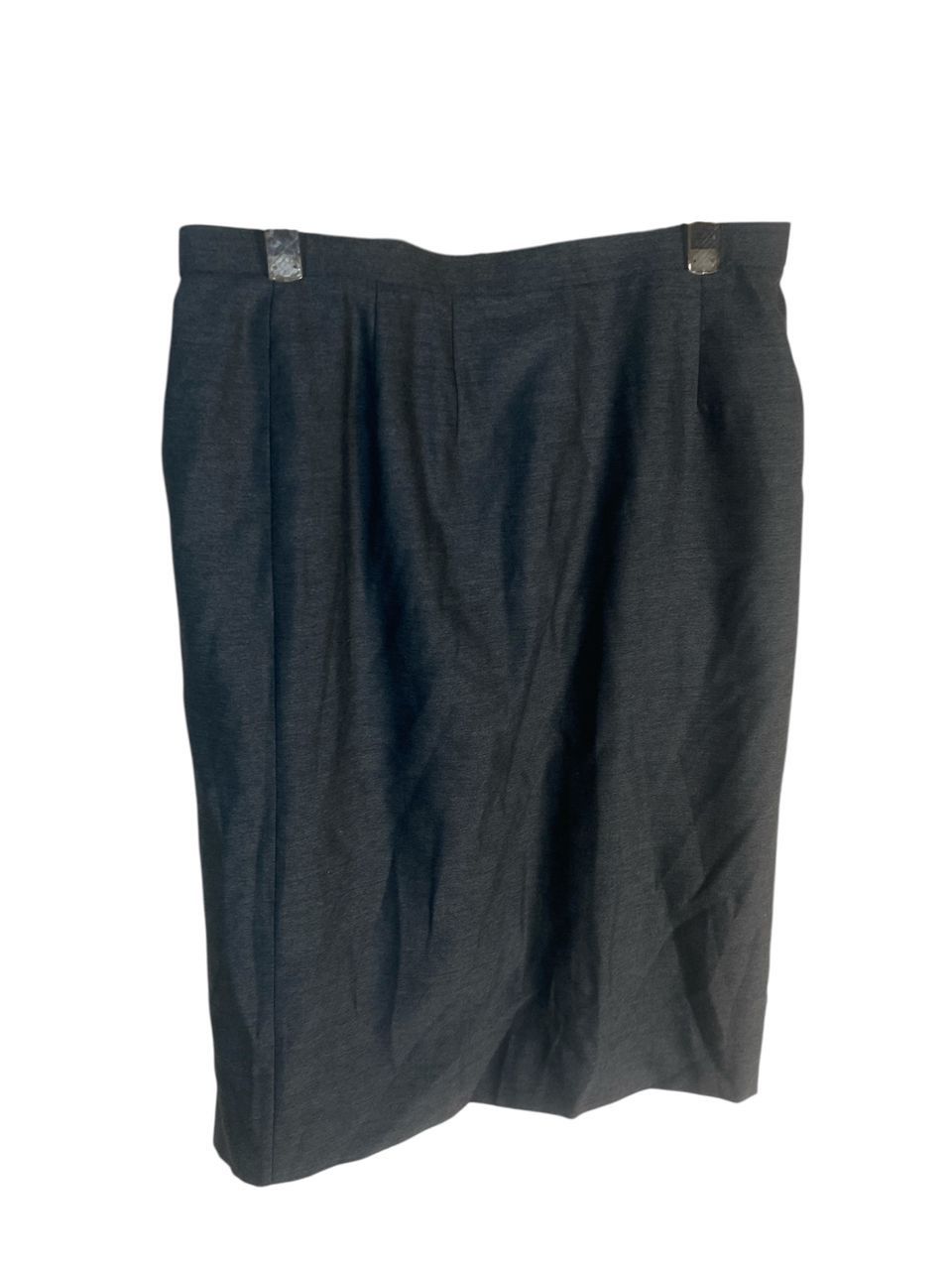 Dior Christian Dior grey wool skirt Size 31" - 2 Thumbnail