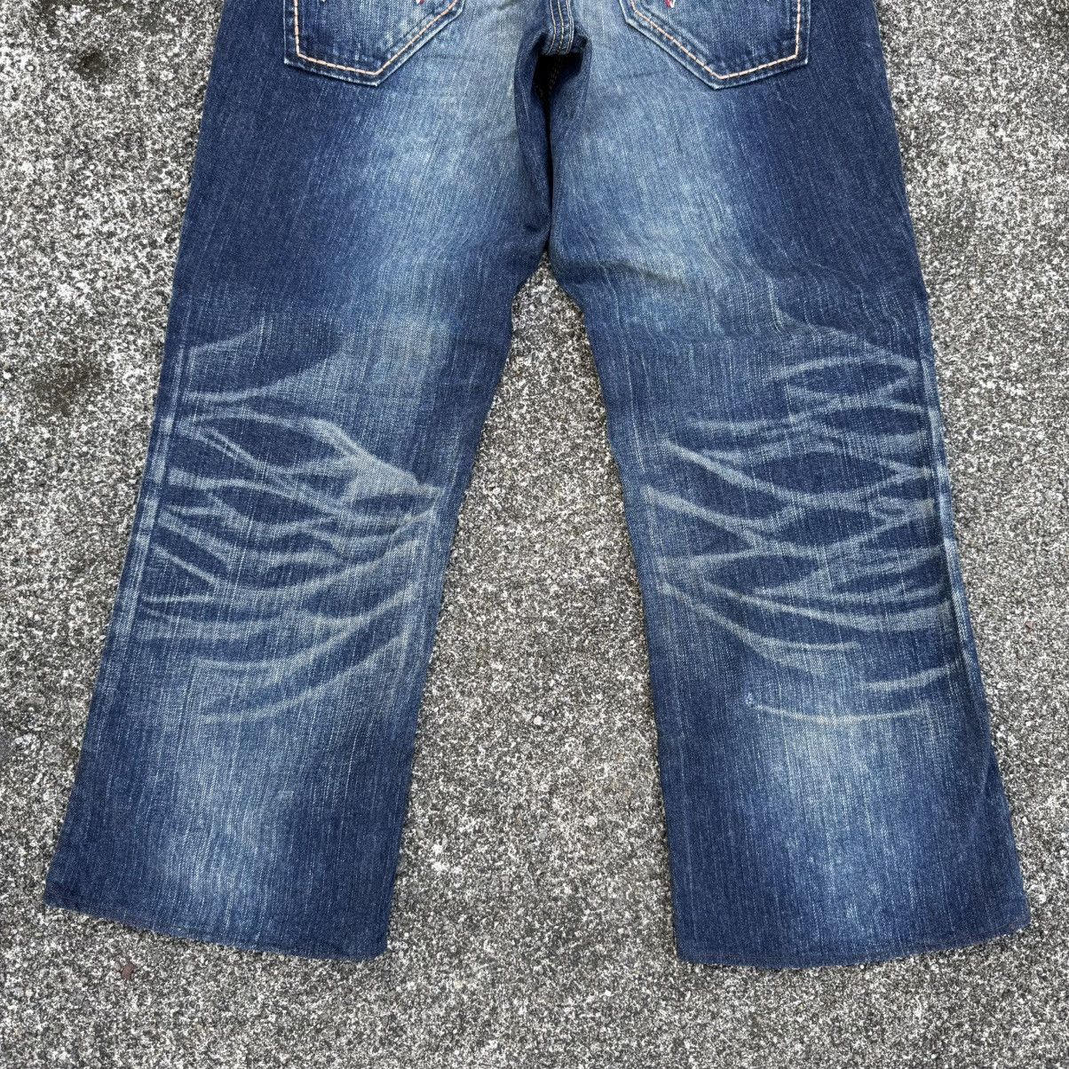 Edwin VINTAGE EDWIN FLARE DENIM FADED JEAN PANTS Size US 30 / EU 46 - 12 Thumbnail