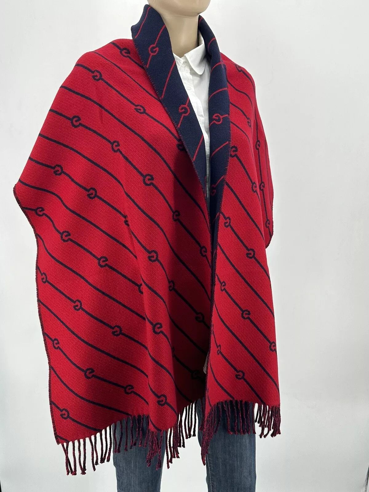 Gucci New Gucci Scarves Wool- 44x214cm Size ONE SIZE - 5 Thumbnail