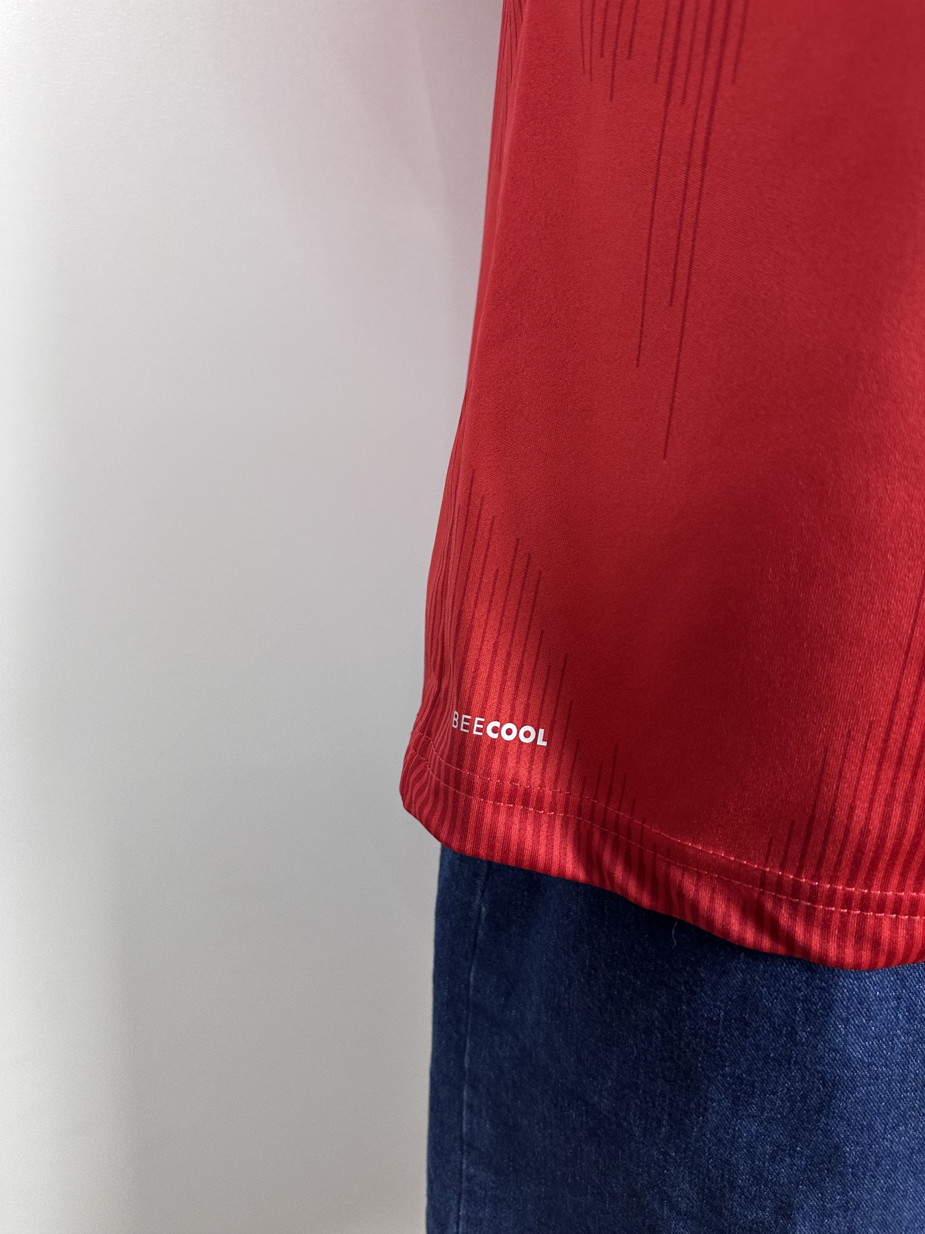 Hummel DENMARK 2021 22 HOME FOOTBALL SHIRT SOCCER JERSEY HUMMEL RED Size US L / EU 52-54 / 3 - 7 Thumbnail