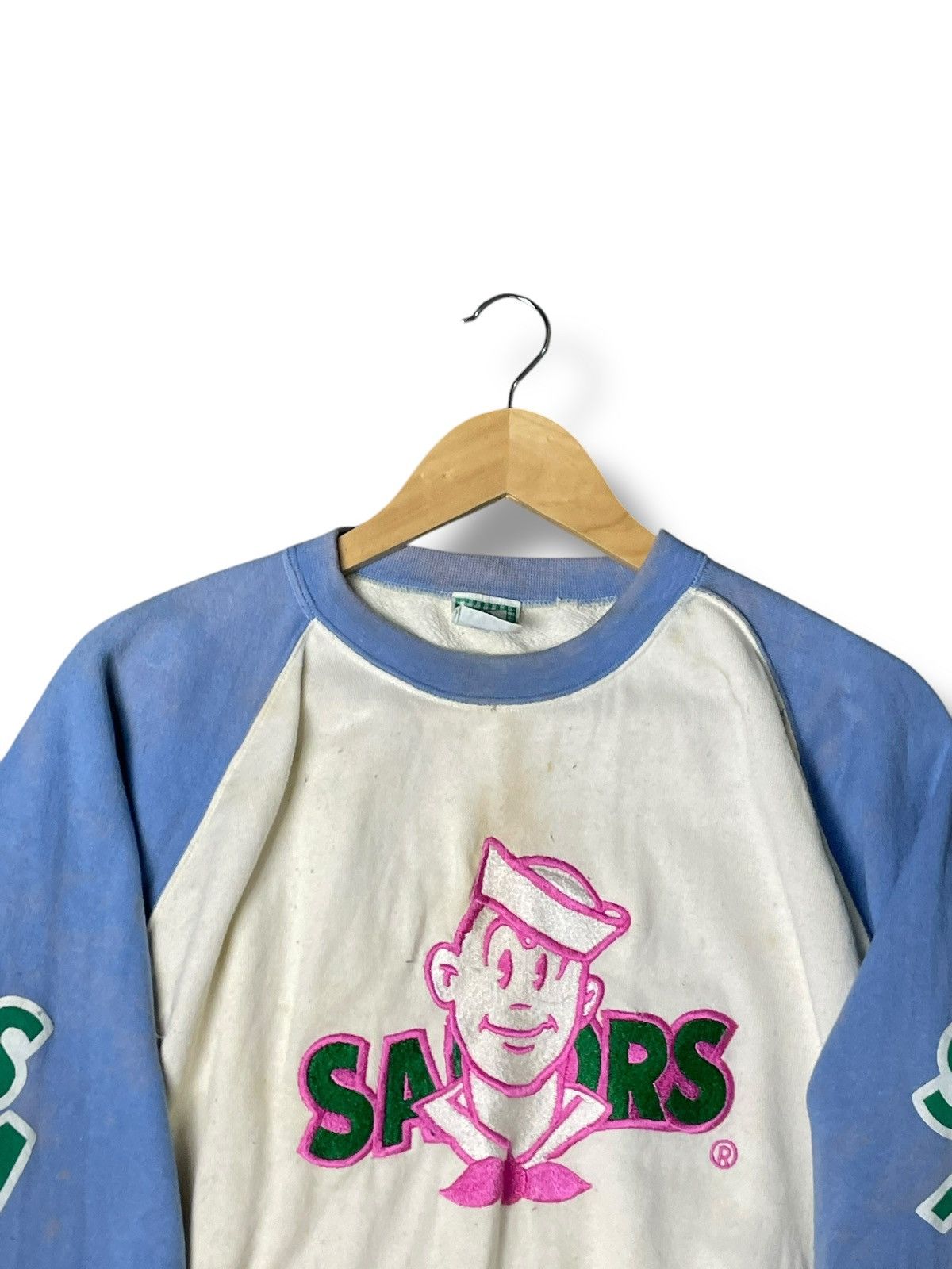 Japanese Brand × Vintage Vintage SAILORS Crewneck Pullover Sweatshirt (80) Size US M / EU 48-50 / 2 - 4 Thumbnail